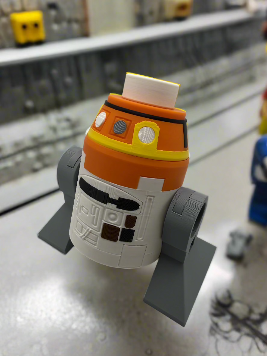 LEGO-inspired Star Wars C1-10P Chopper Display Figure Collectible