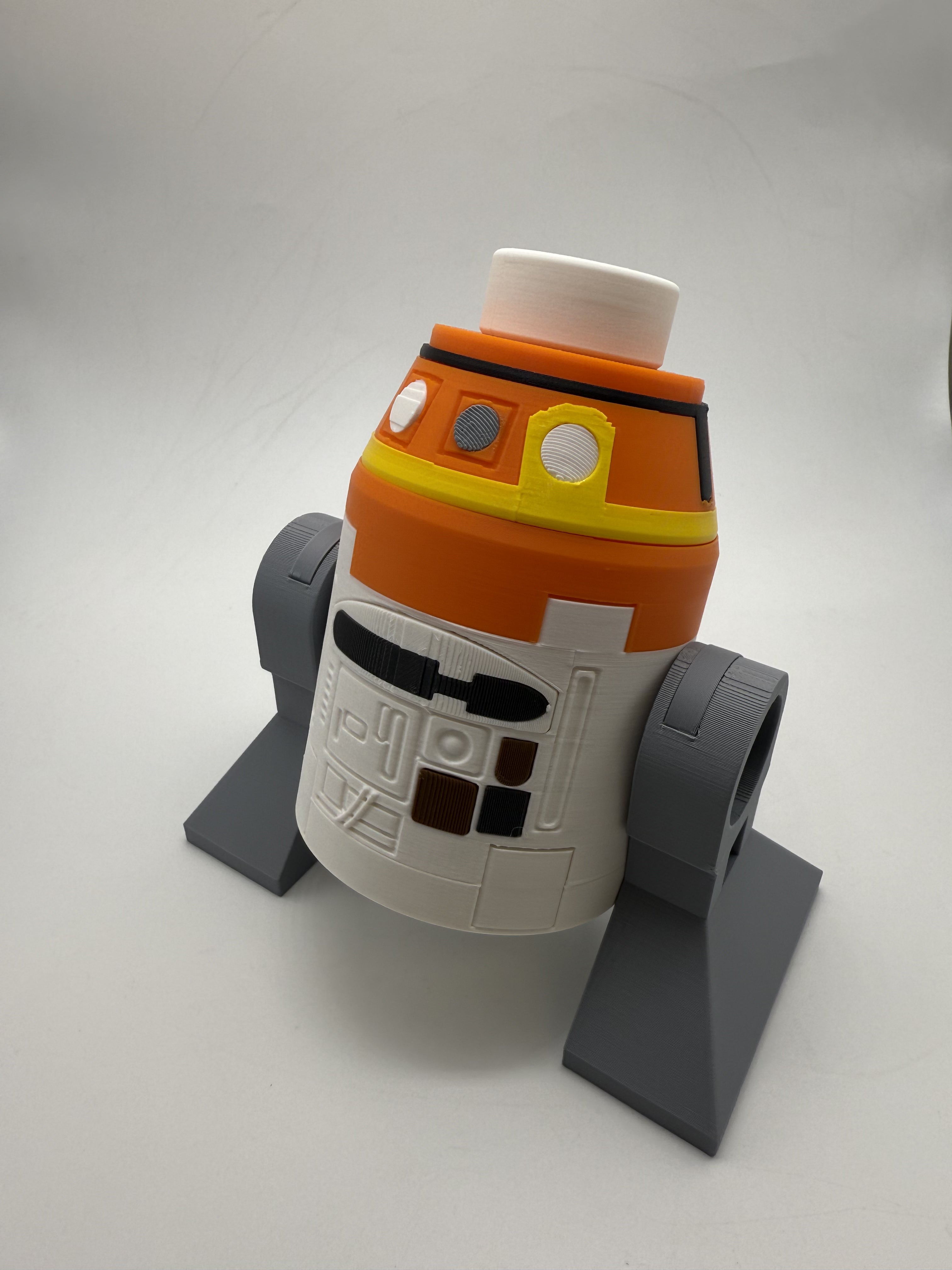 LEGO-inspired Star Wars C1-10P Chopper Display Figure Collectible
