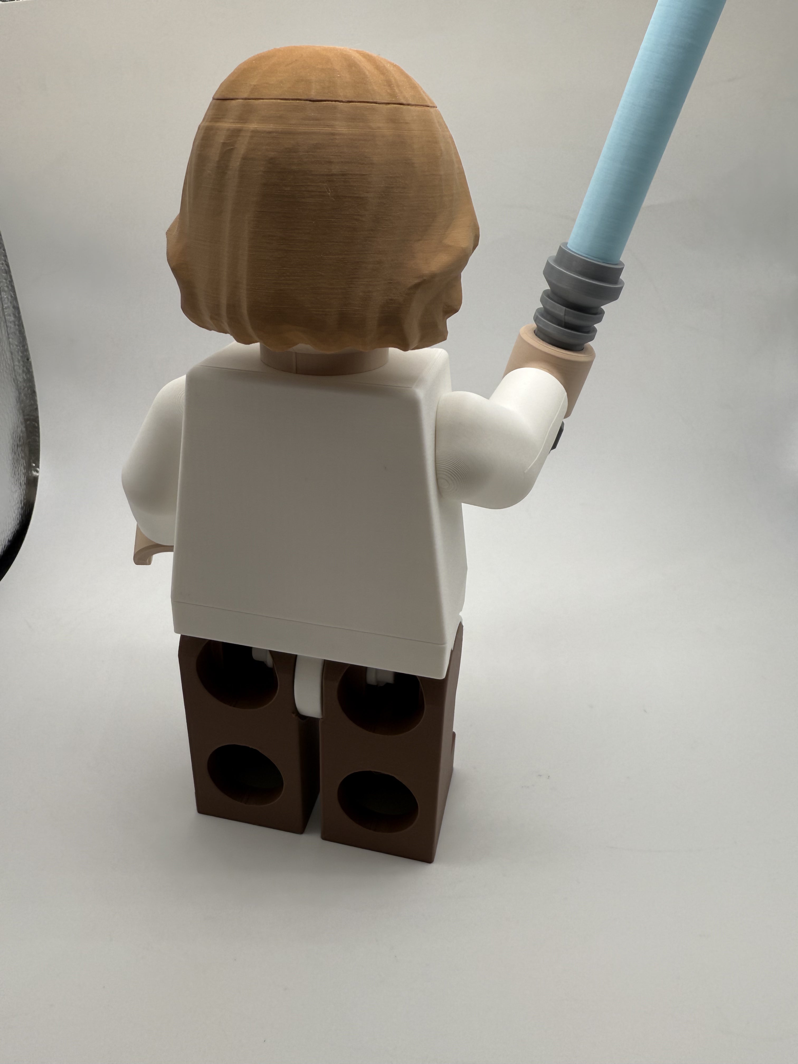 LEGO-inspired Star Wars Luke Skywalker Display Figure Collectible