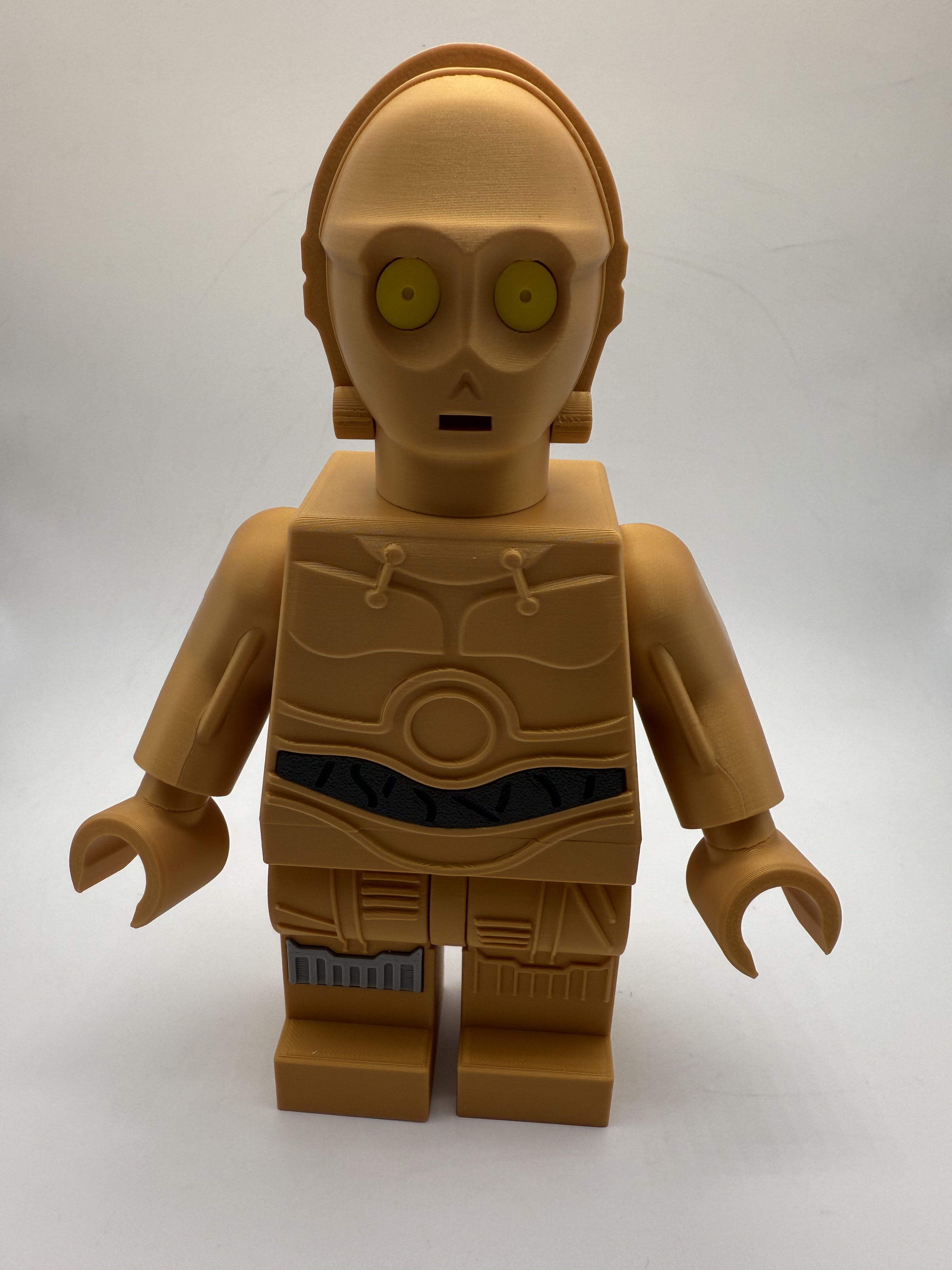 LEGO-inspired Star Wars C-3PO Display Figure Collectible