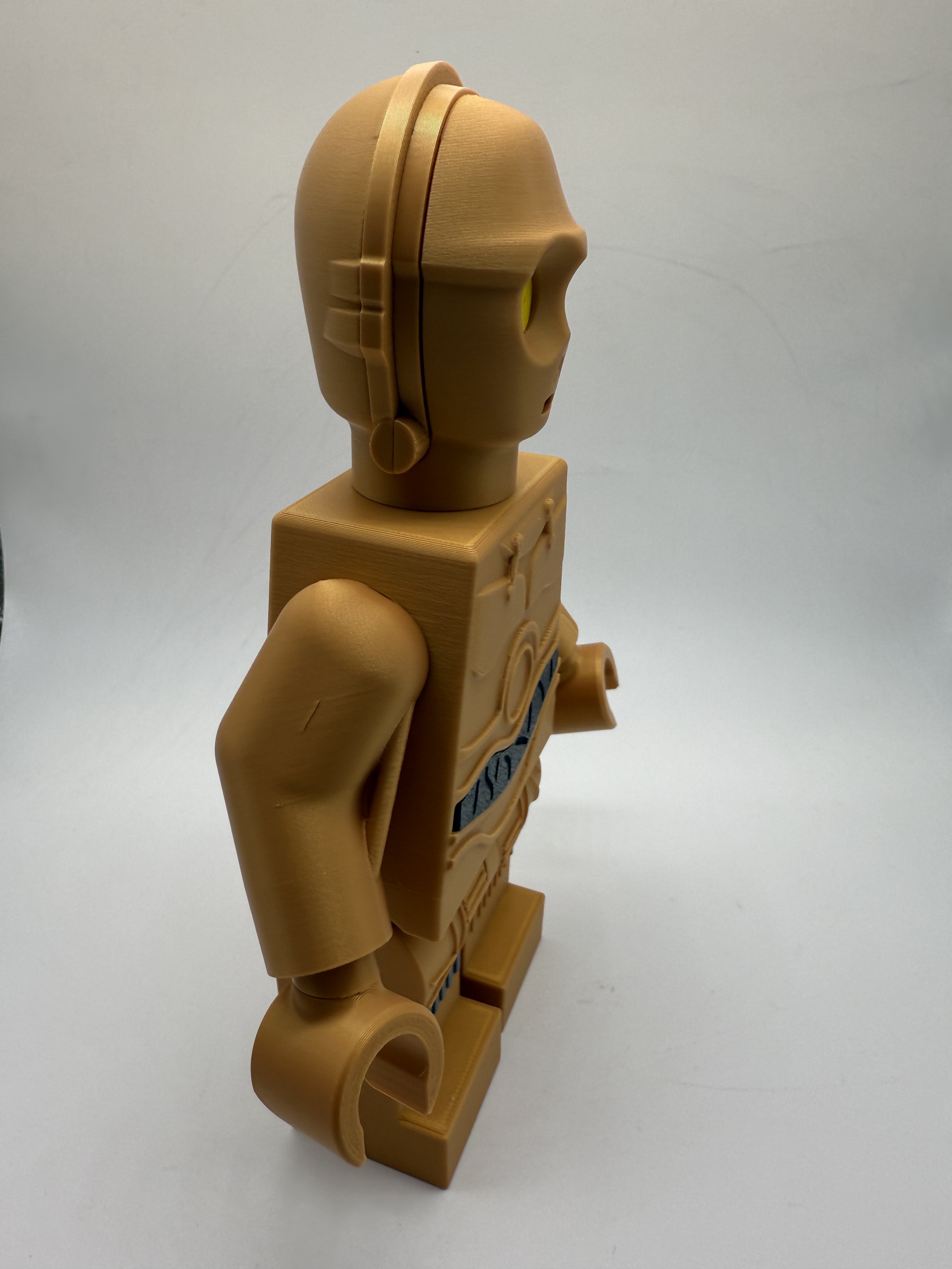 LEGO-inspired Star Wars C-3PO Display Figure Collectible