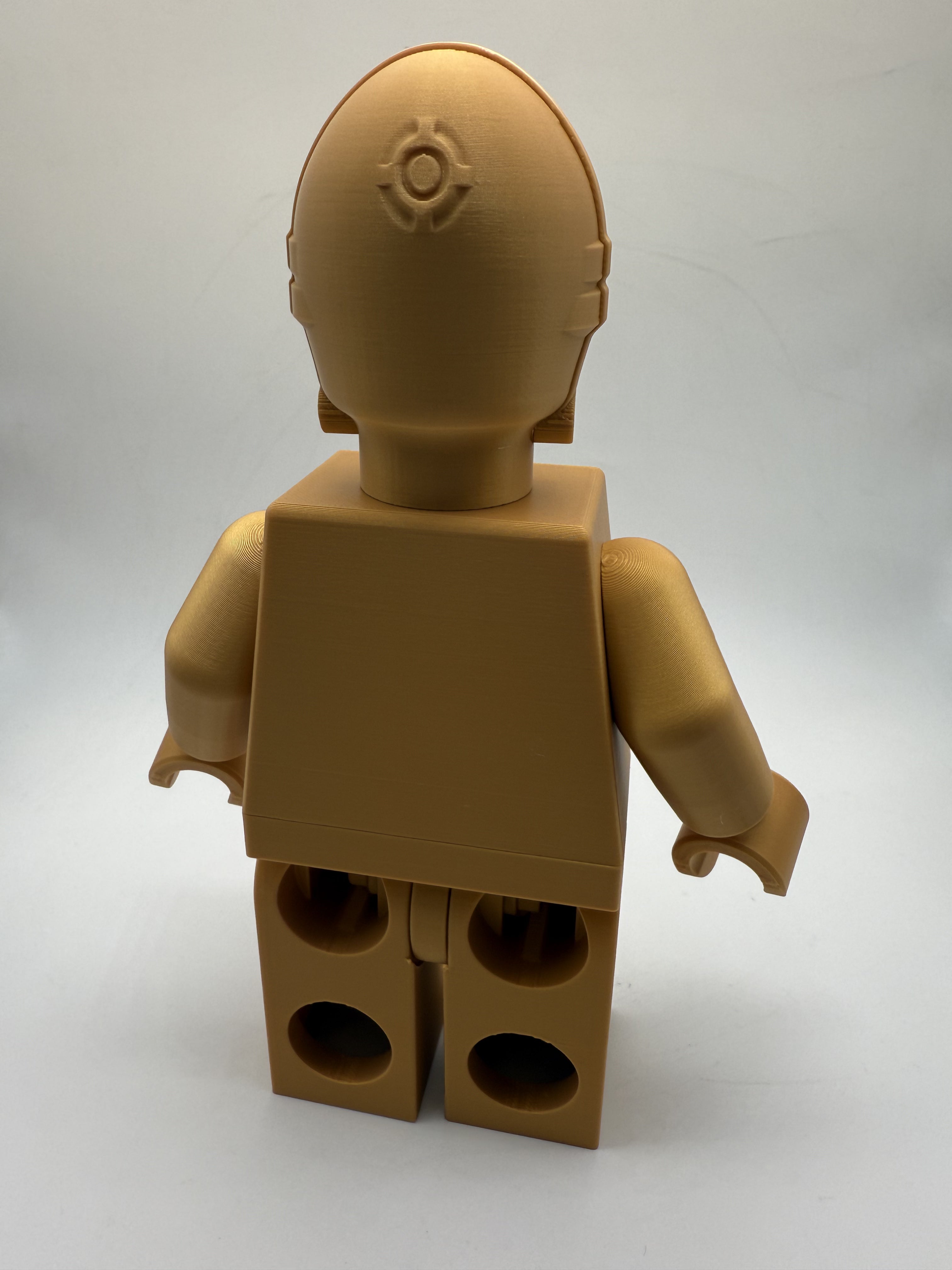 LEGO-inspired Star Wars C-3PO Display Figure Collectible