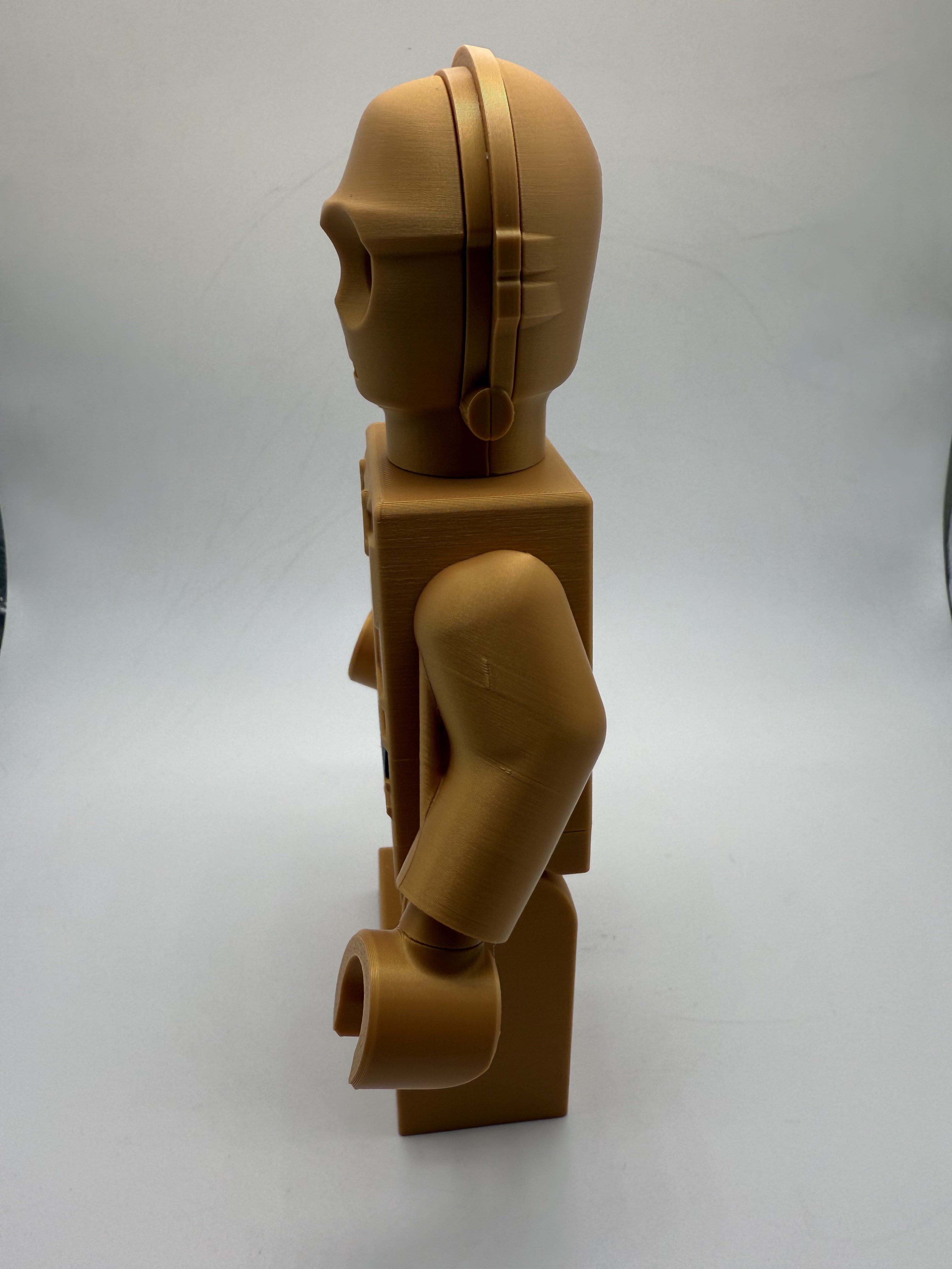 LEGO-inspired Star Wars C-3PO Display Figure Collectible