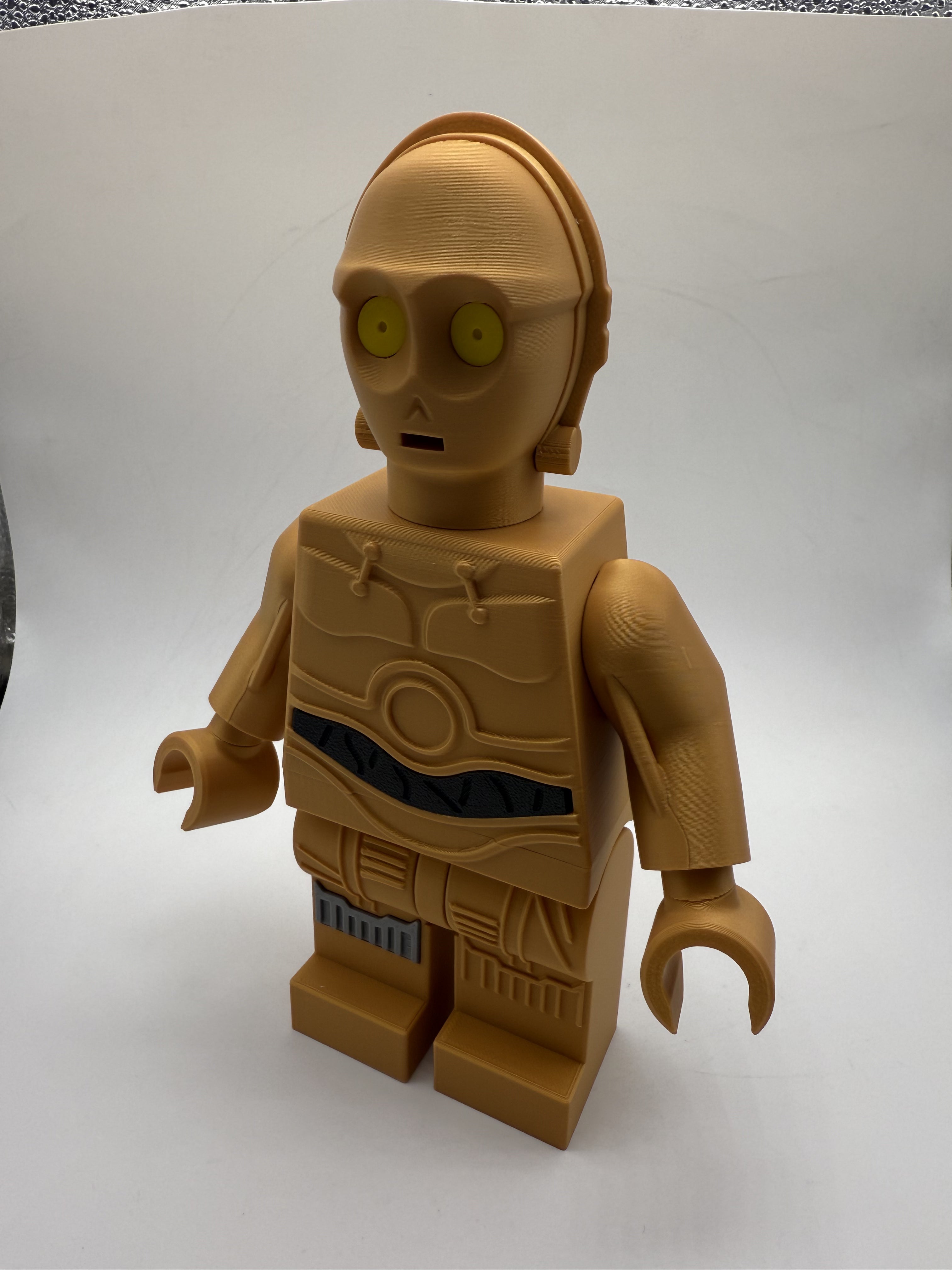 LEGO-inspired Star Wars C-3PO Display Figure Collectible