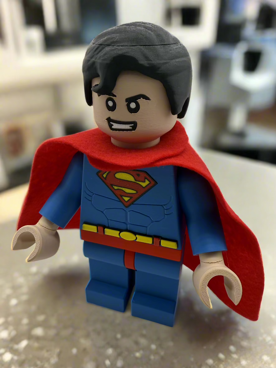 LEGO-inspired DC Superman Display Figure Collectible
