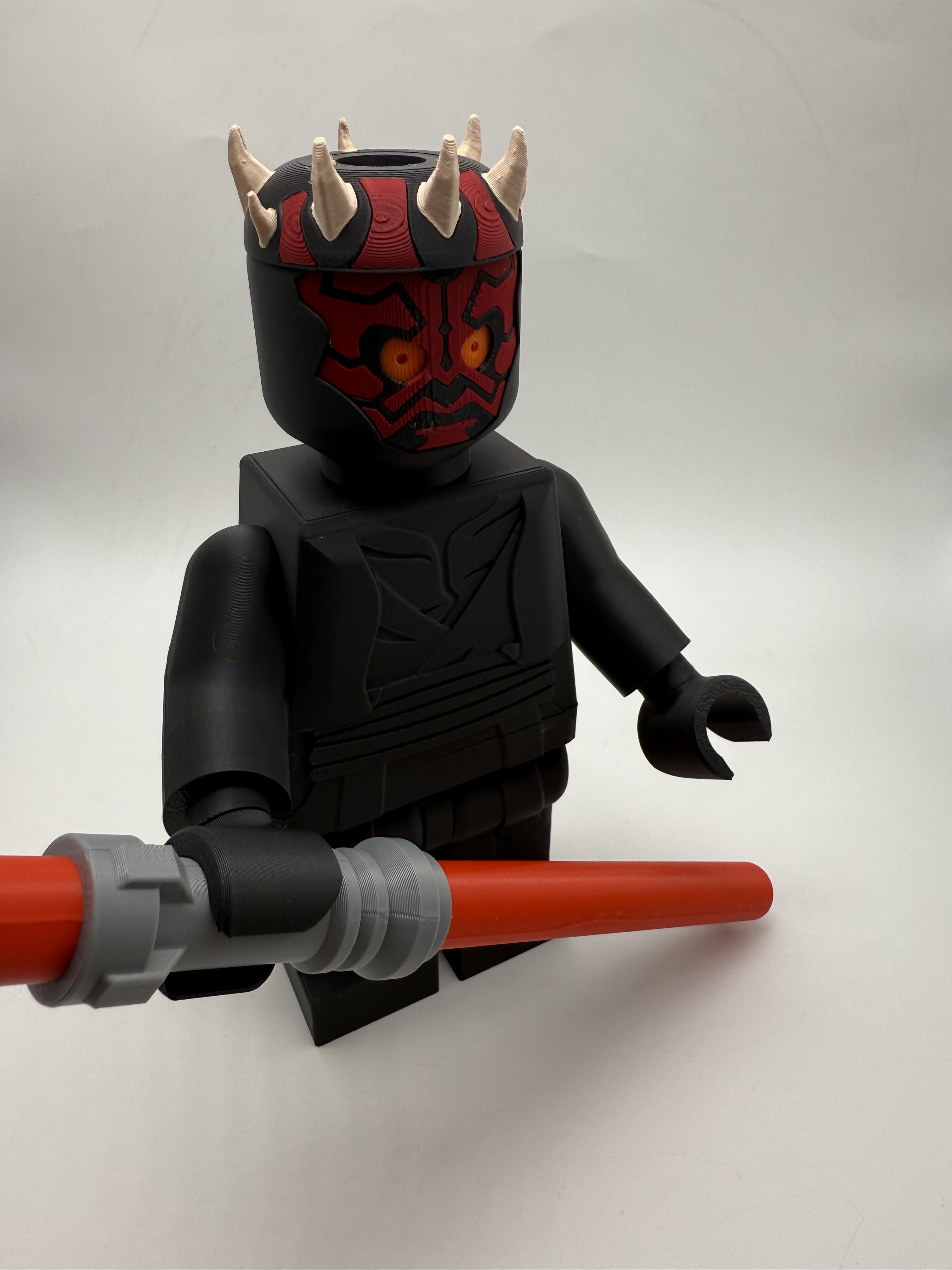 LEGO-inspired Star Wars Darth Maul Display Figure Collectible