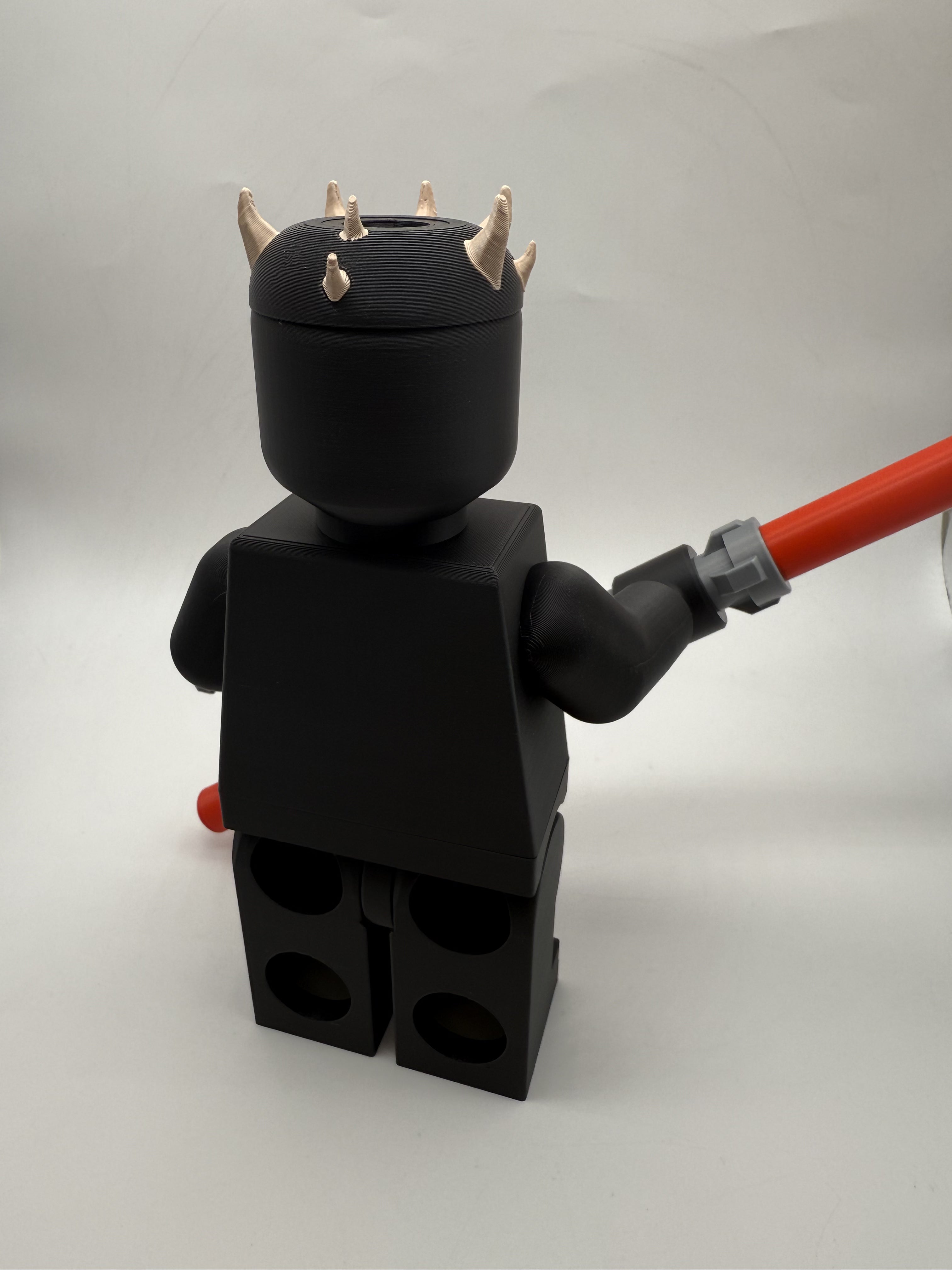 LEGO-inspired Star Wars Darth Maul Display Figure Collectible