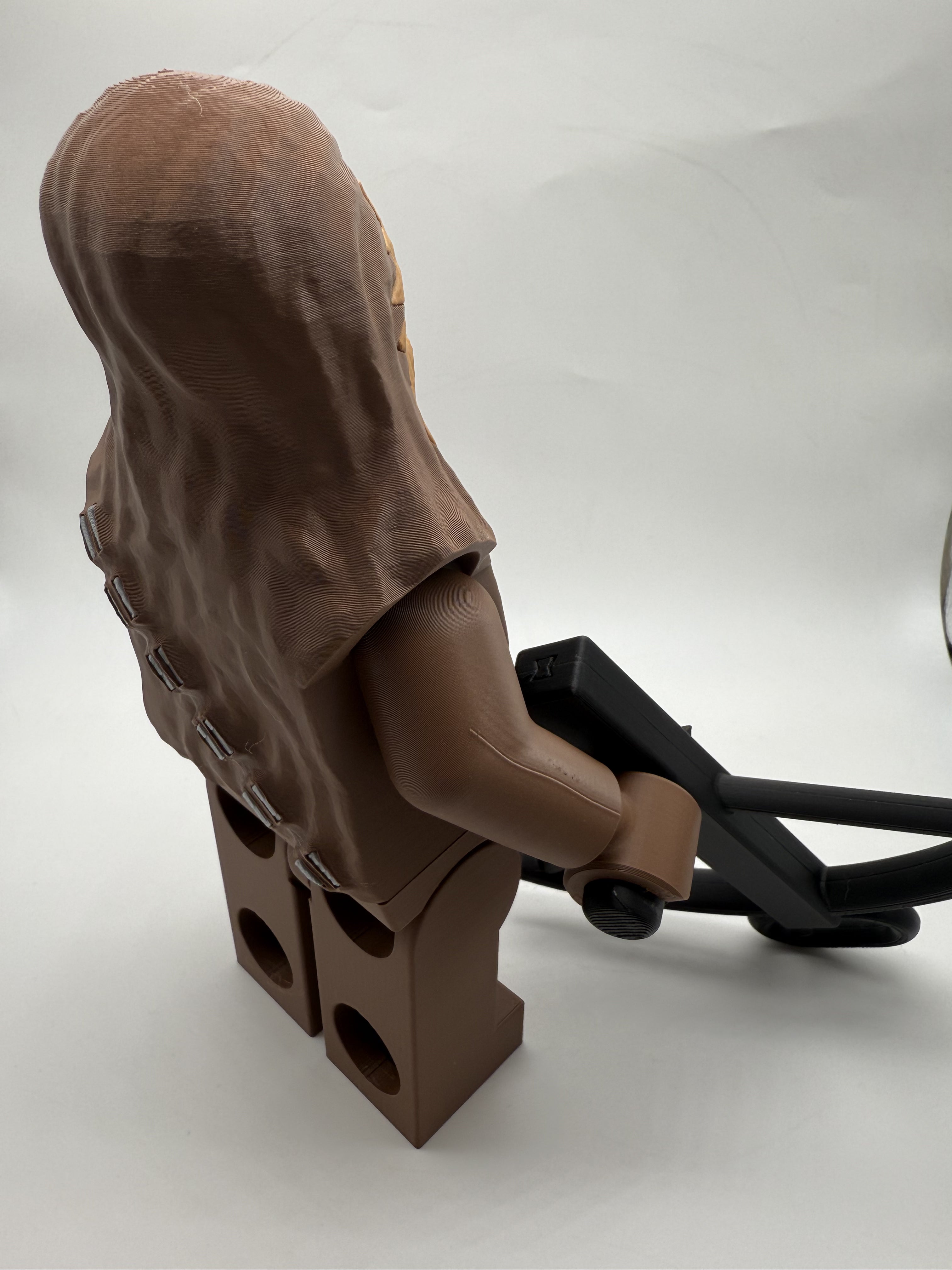 LEGO-inspired Star Wars Chewbacca Display Figure Collectible