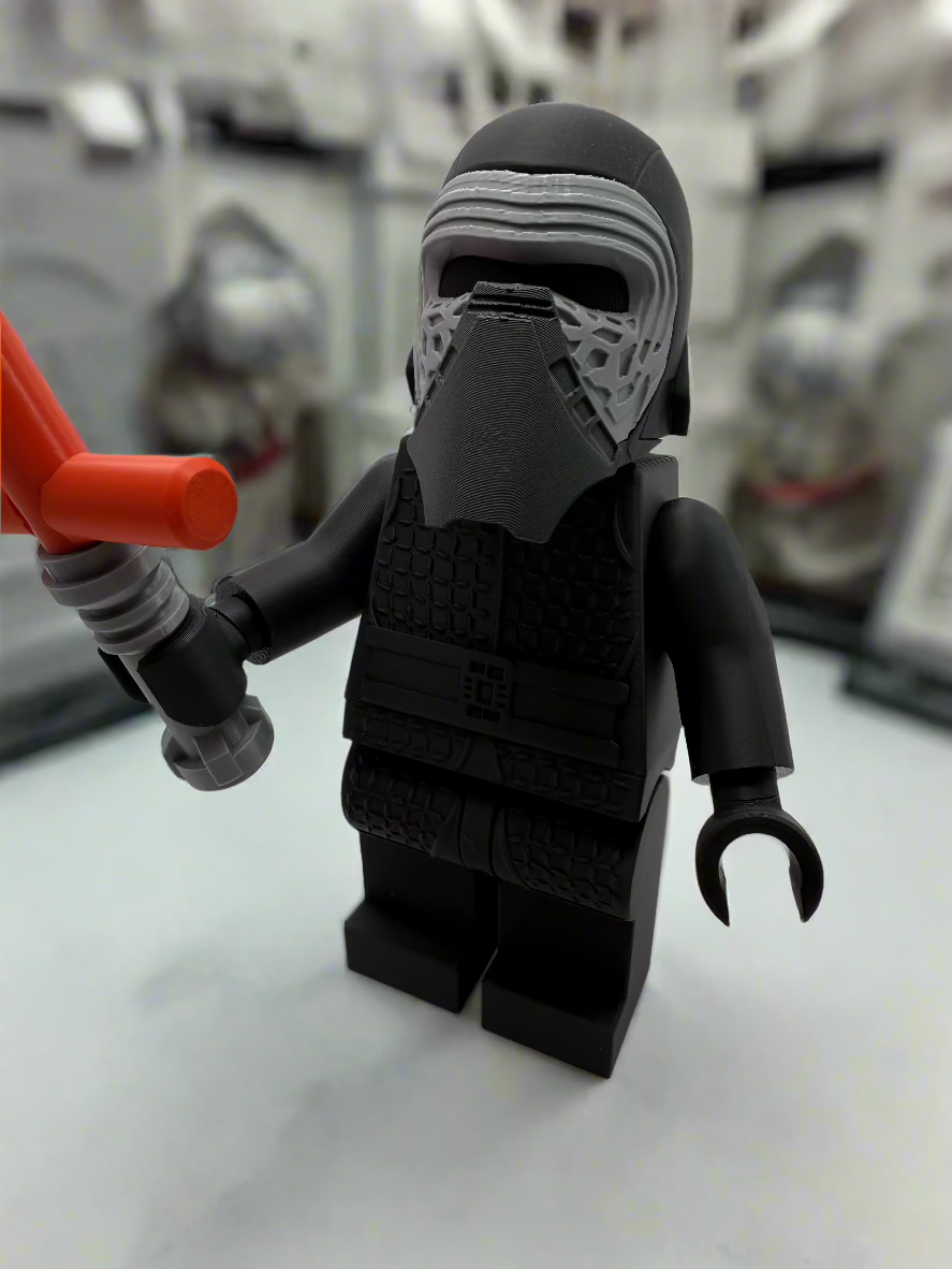LEGO-inspired Star Wars Kylo Ren Display Figure Collectible