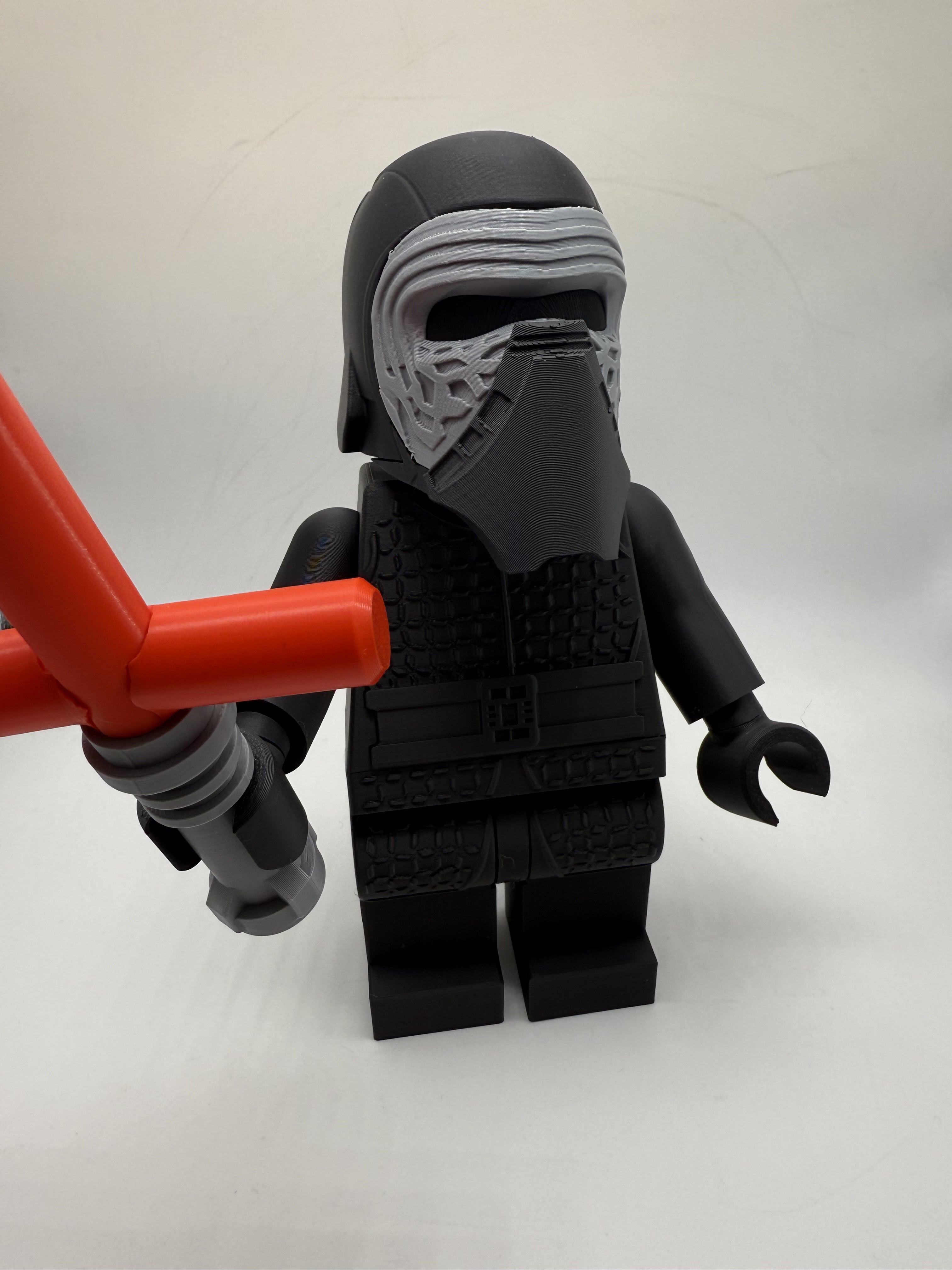 LEGO-inspired Star Wars Kylo Ren Display Figure Collectible