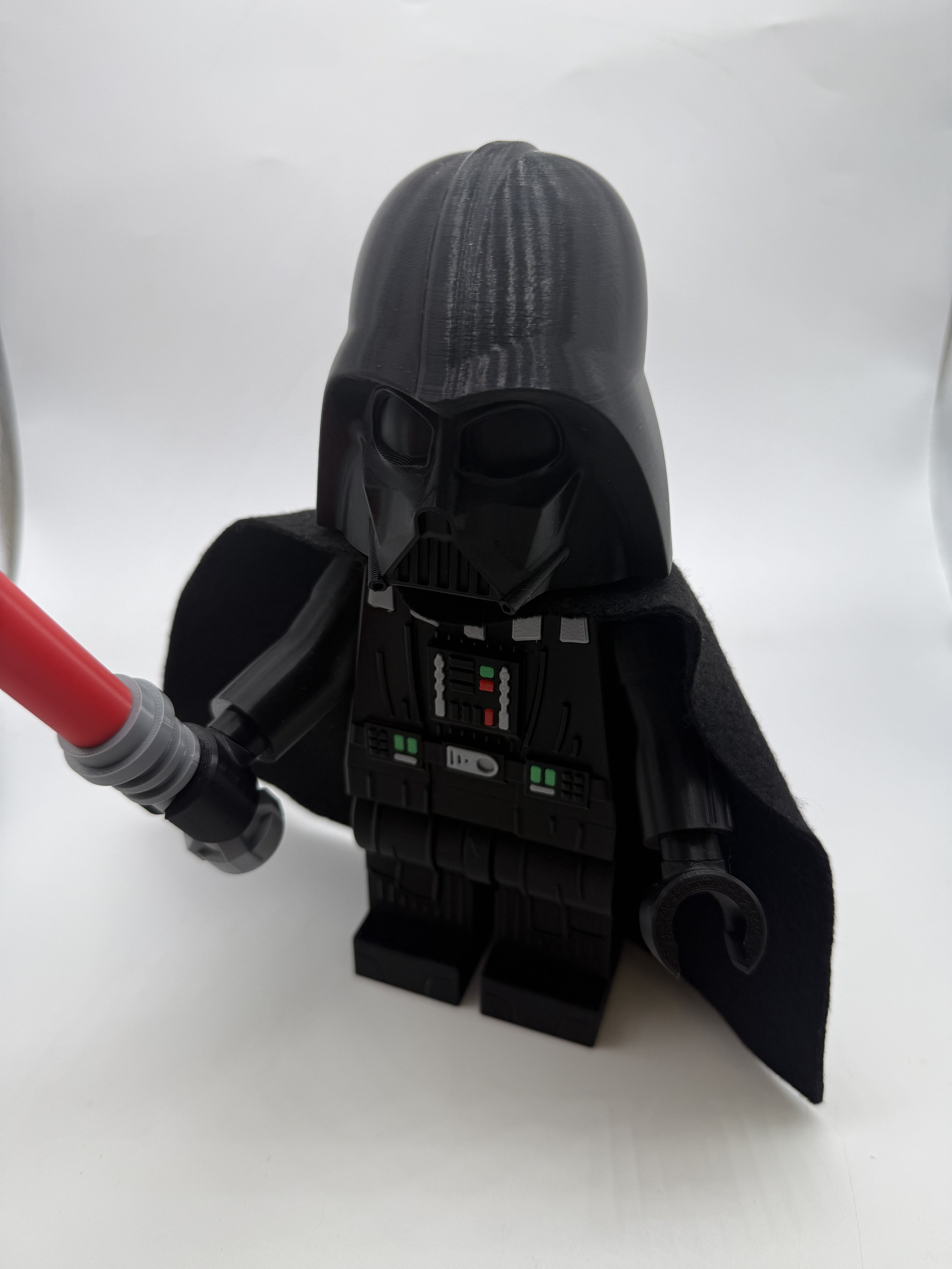 LEGO-inspired Star Wars Darth Vader Display Figure Collectible