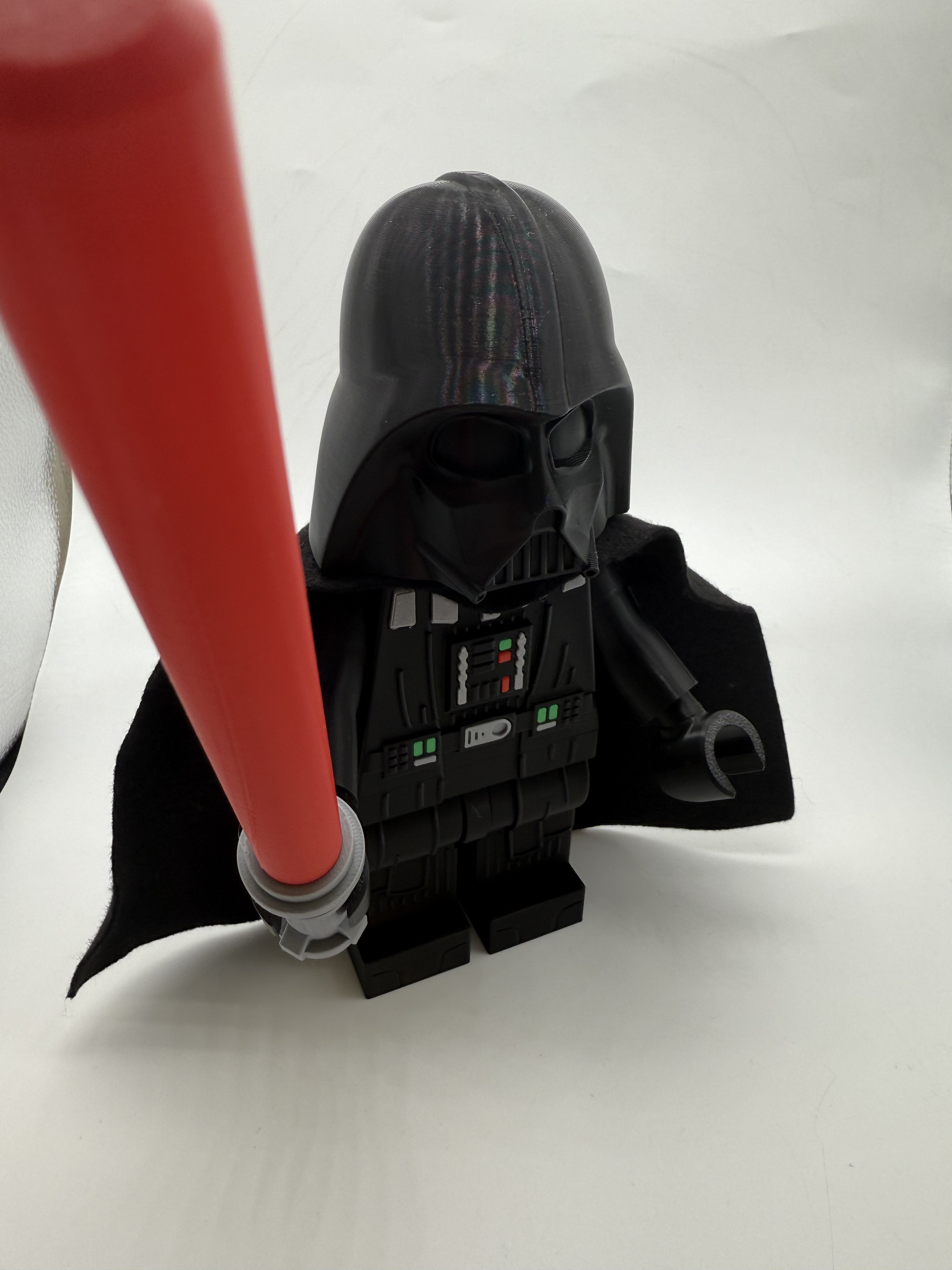 LEGO-inspired Star Wars Darth Vader Display Figure Collectible