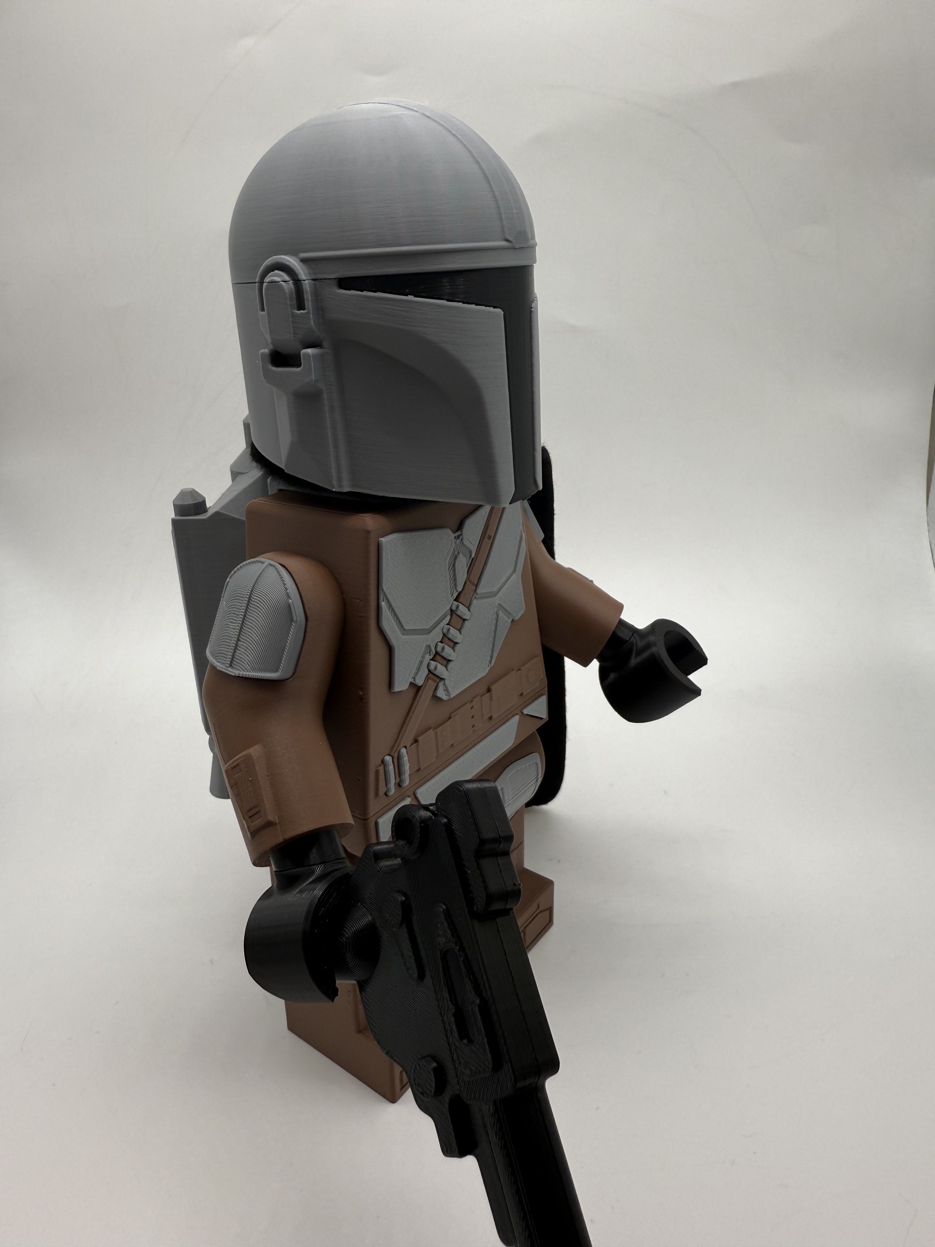 LEGO-inspired Star Wars The Mandalorian Display Figure Collectible