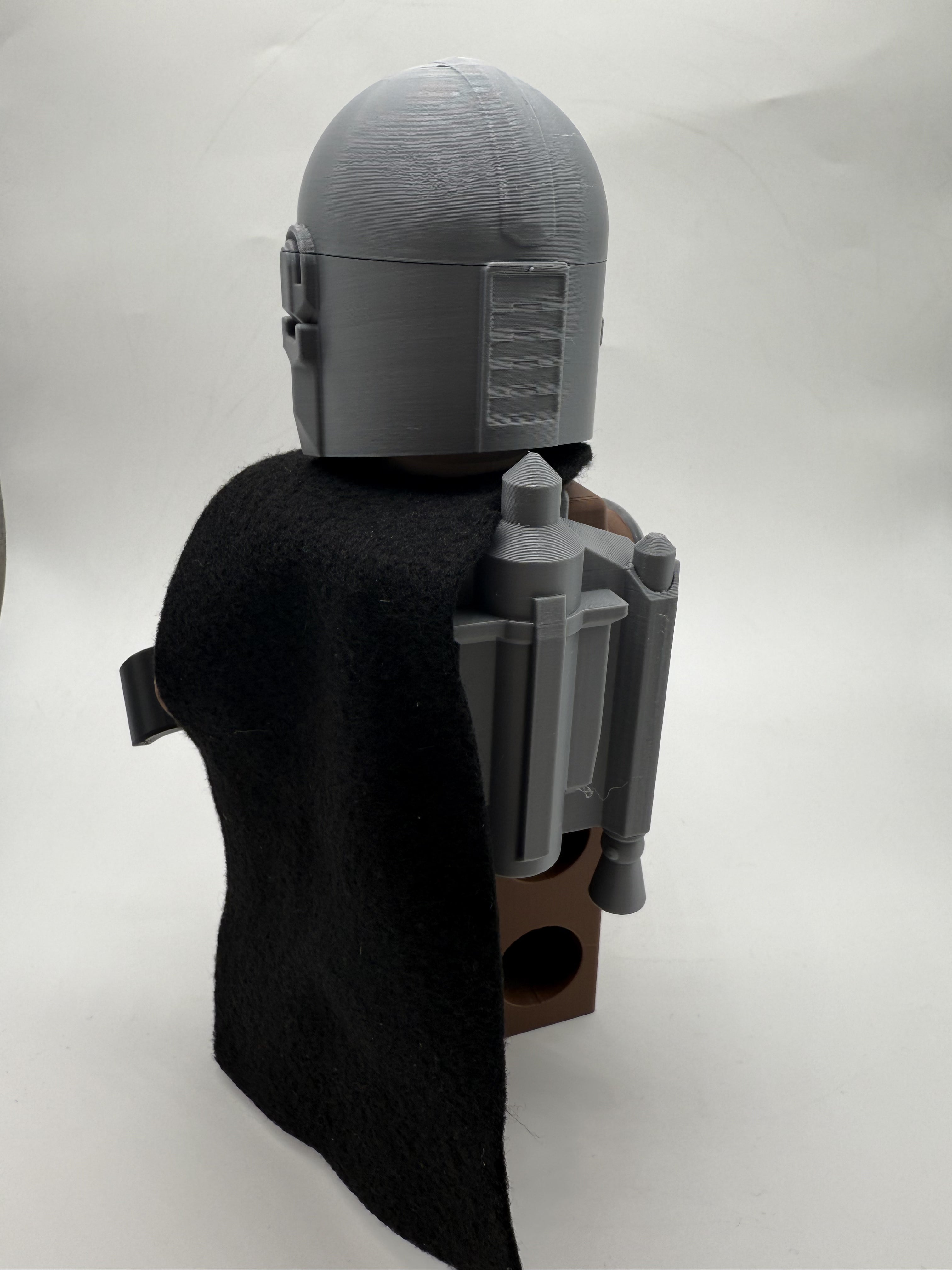 LEGO-inspired Star Wars The Mandalorian Display Figure Collectible