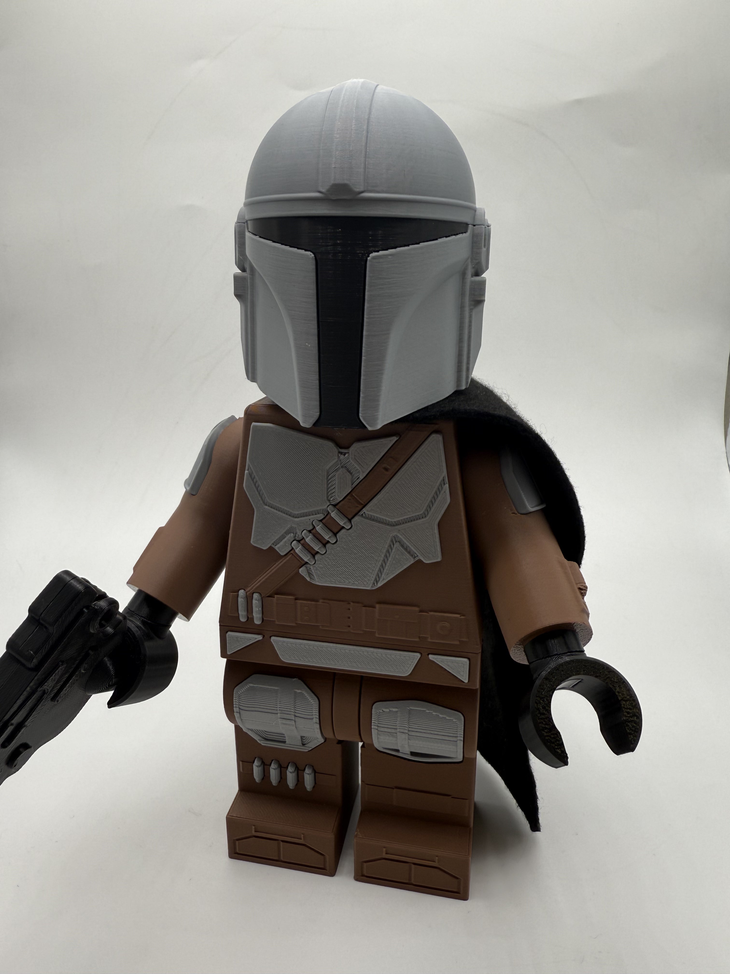 LEGO-inspired Star Wars The Mandalorian Display Figure Collectible