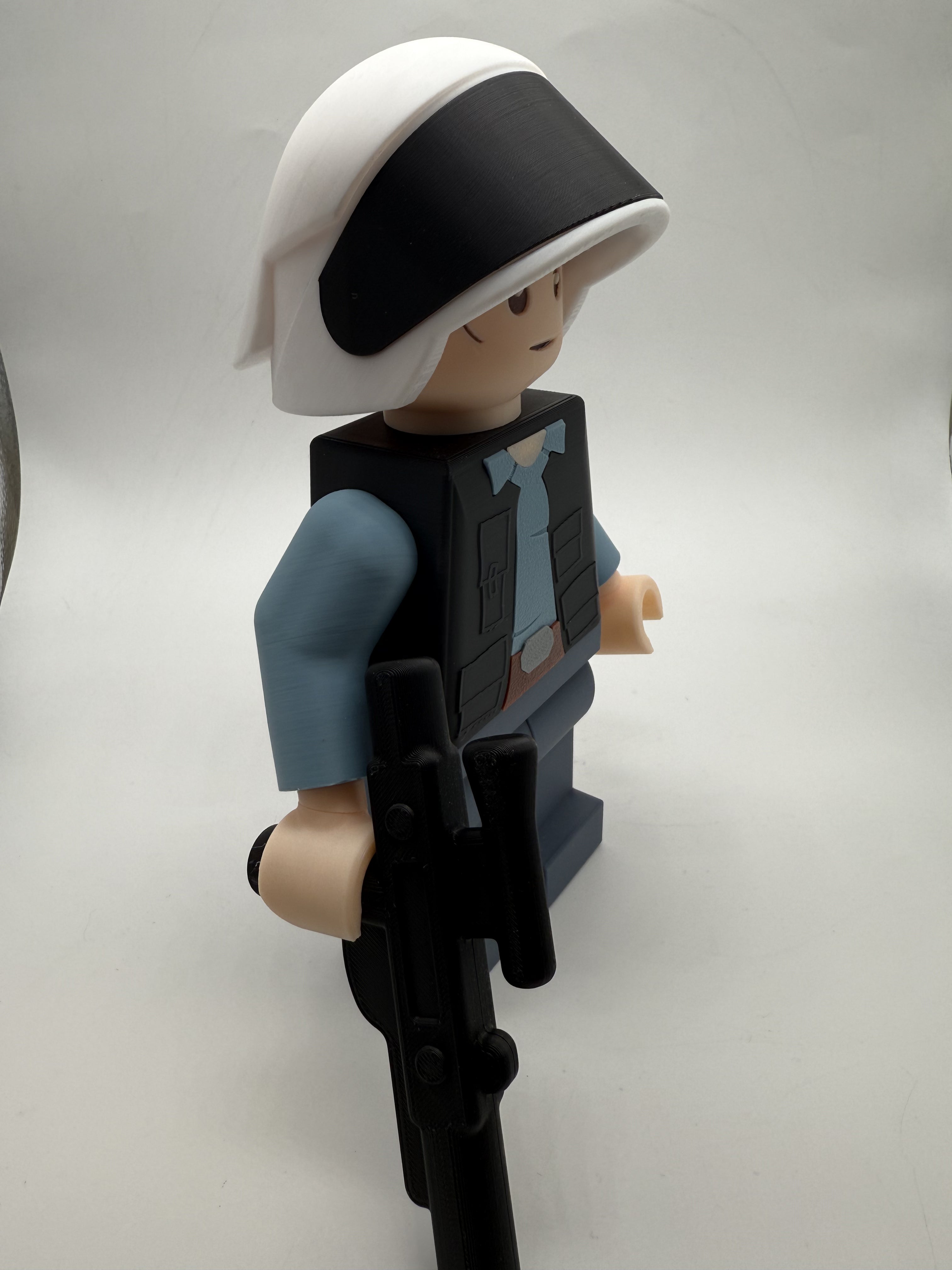 LEGO-inspired Star Wars Rebel Trooper Display Figure Collectible