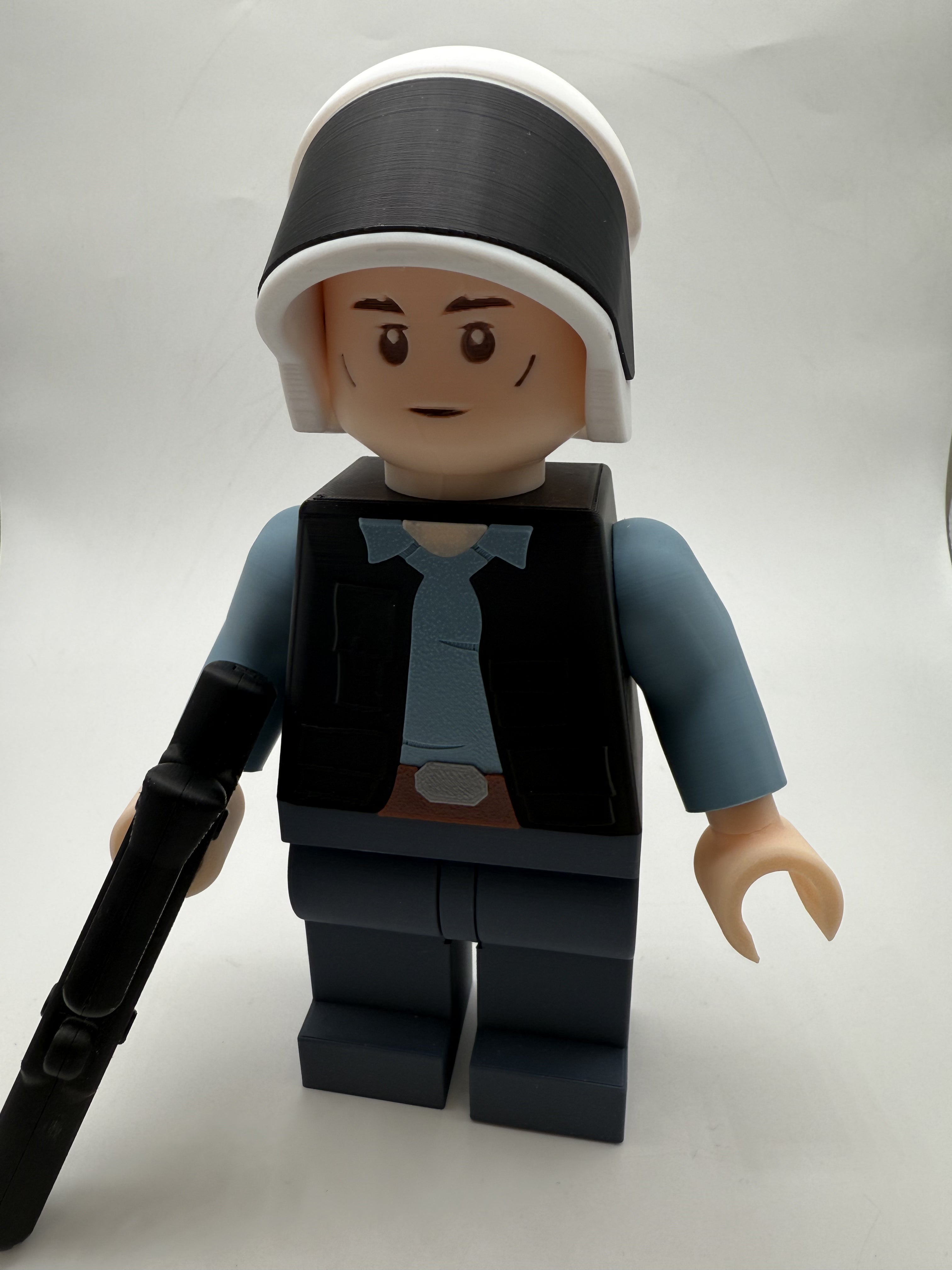 LEGO-inspired Star Wars Rebel Trooper Display Figure Collectible