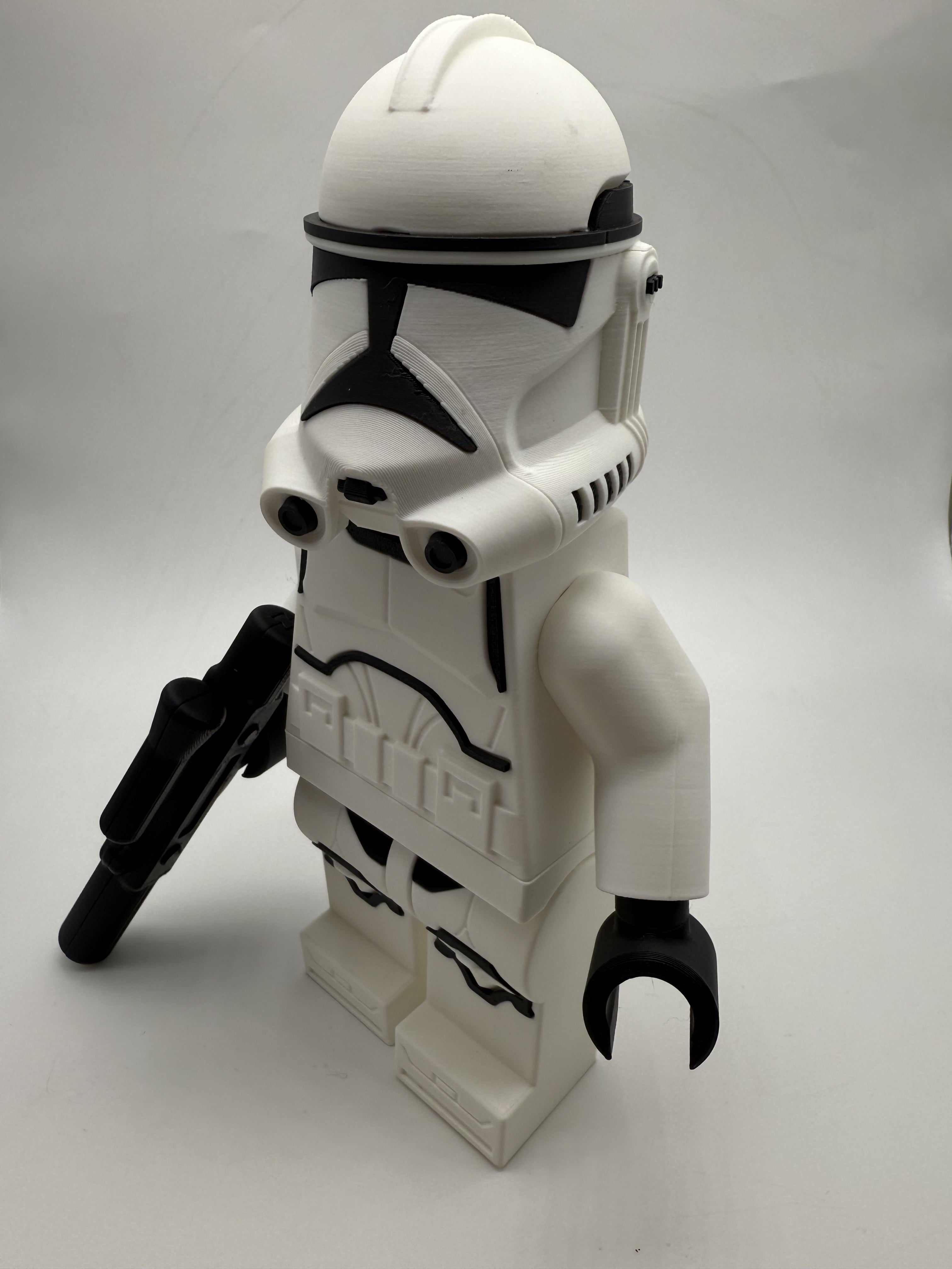 LEGO-inspired Star Wars Clone Trooper - Phase 2 Display Figure Collectible