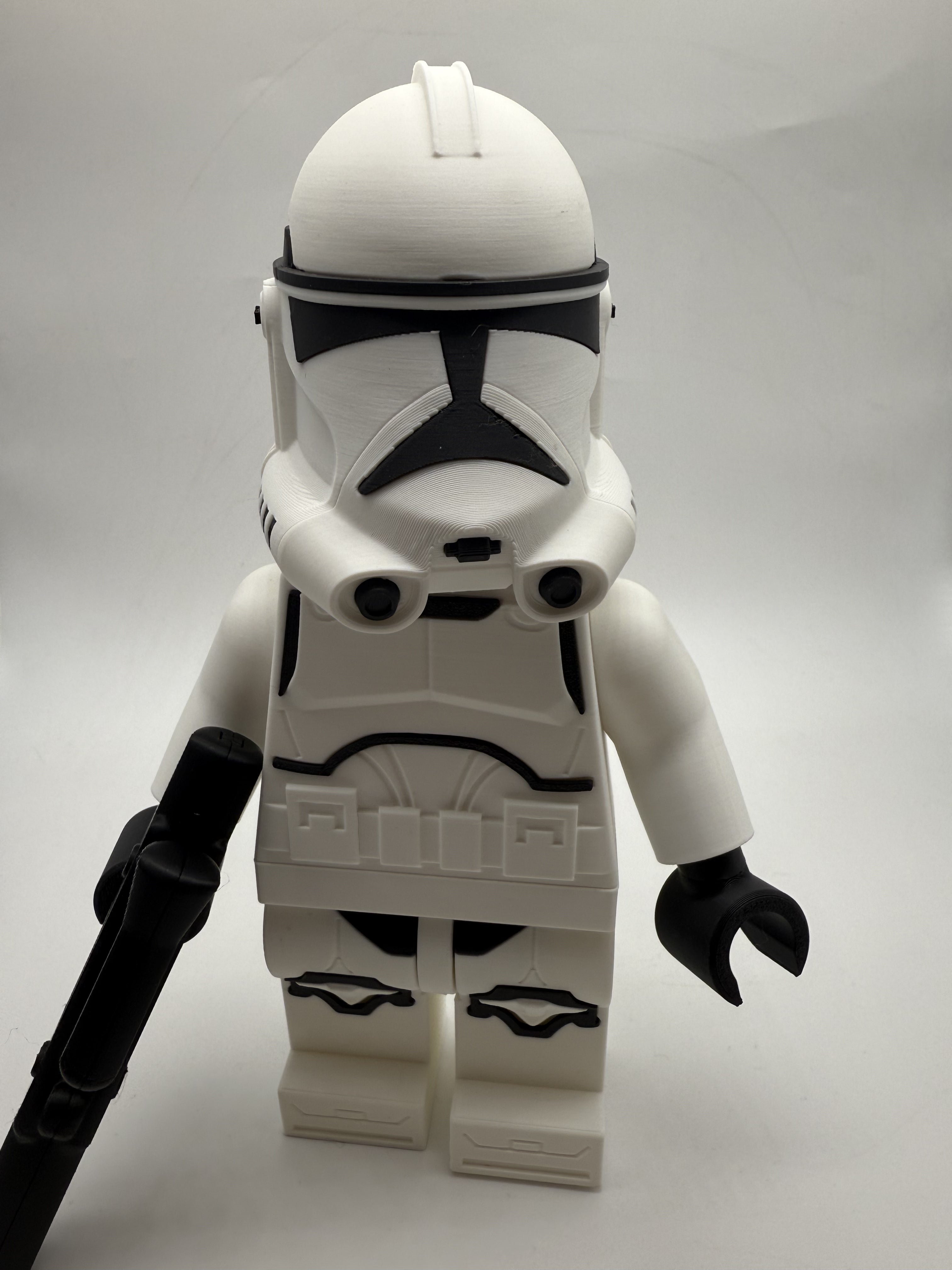 LEGO-inspired Star Wars Clone Trooper - Phase 2 Display Figure Collectible