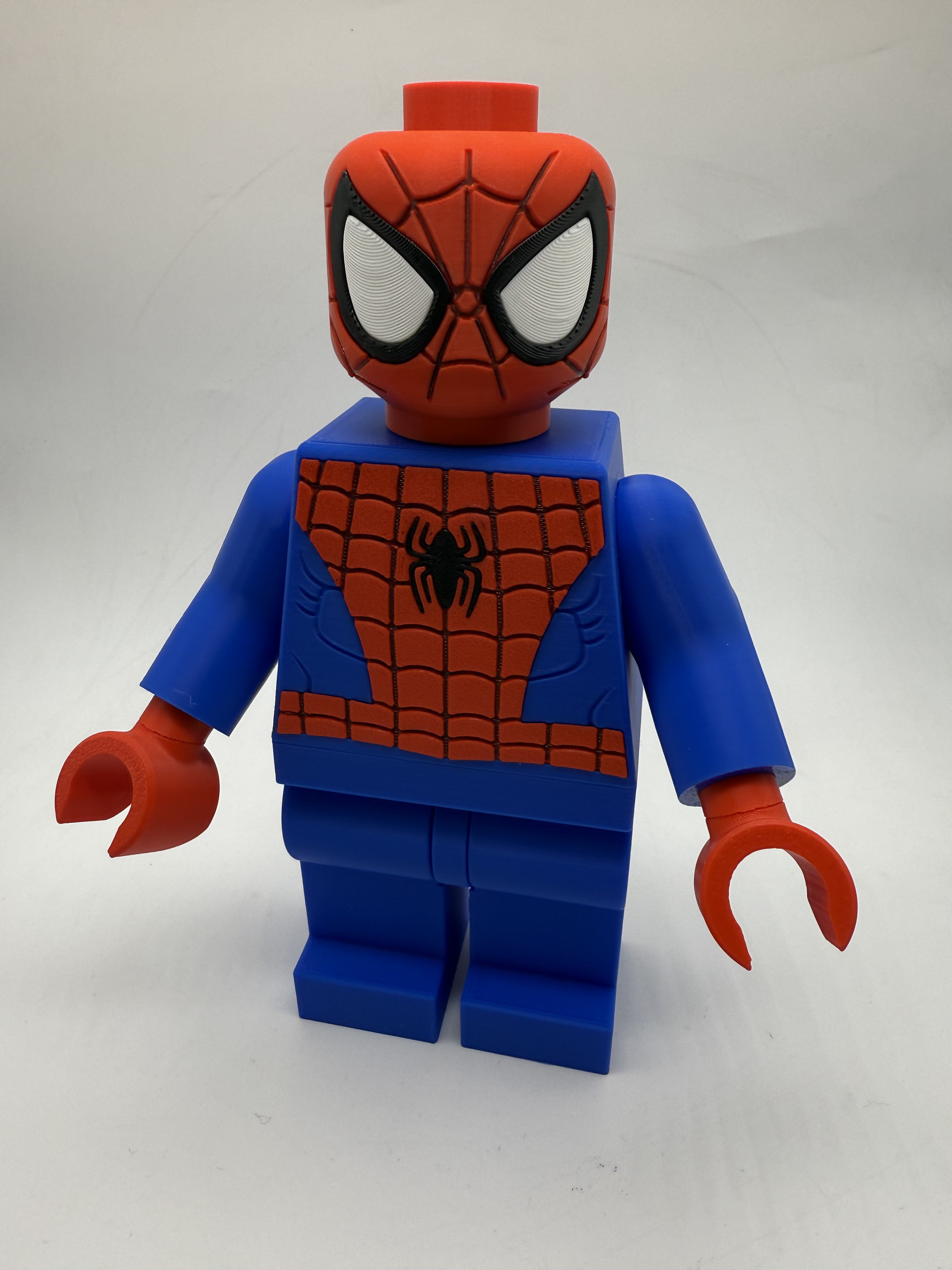 LEGO-inspired Marvel Spiderman Display Figure Collectible