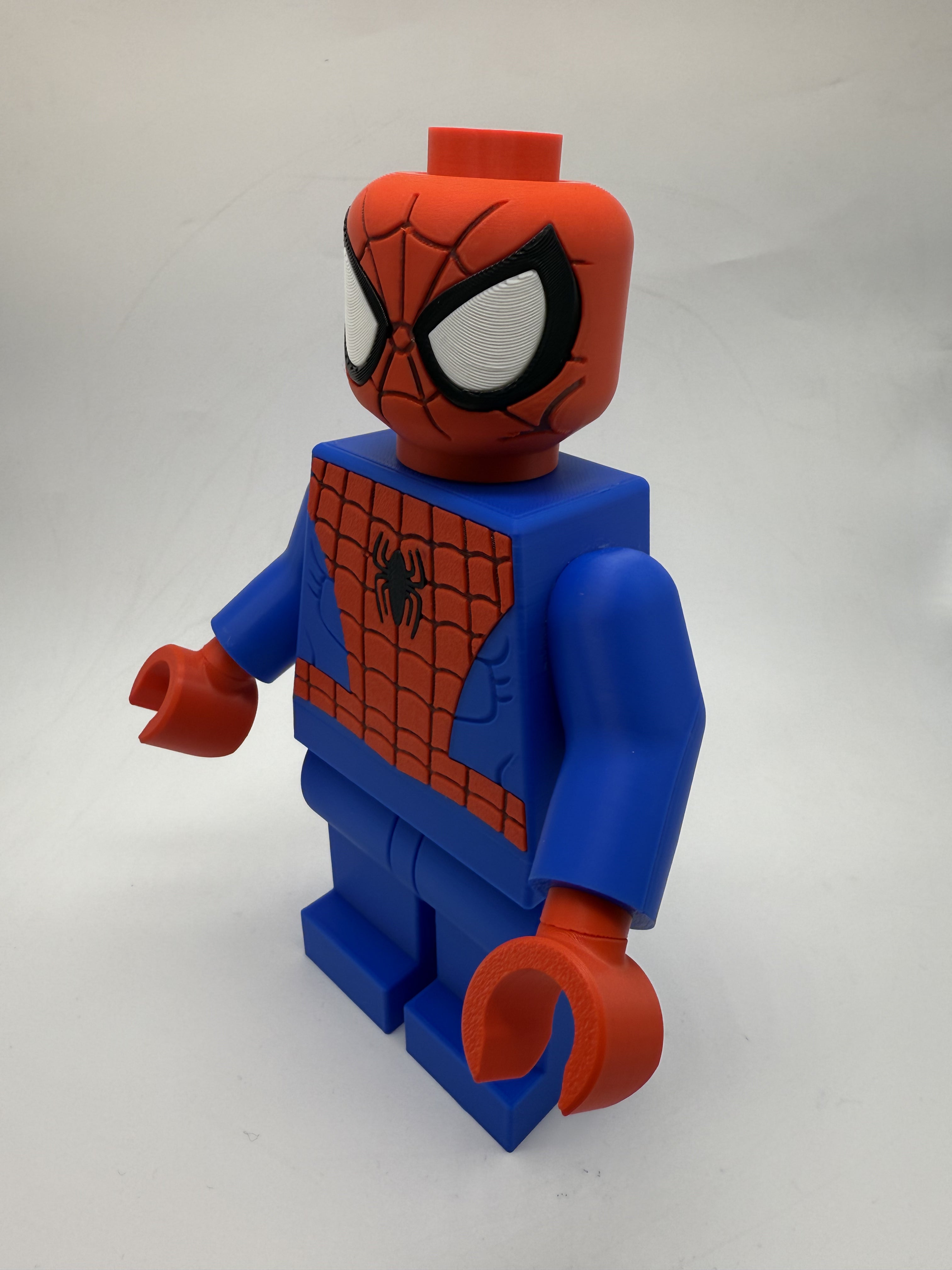 LEGO-inspired Marvel Spiderman Display Figure Collectible