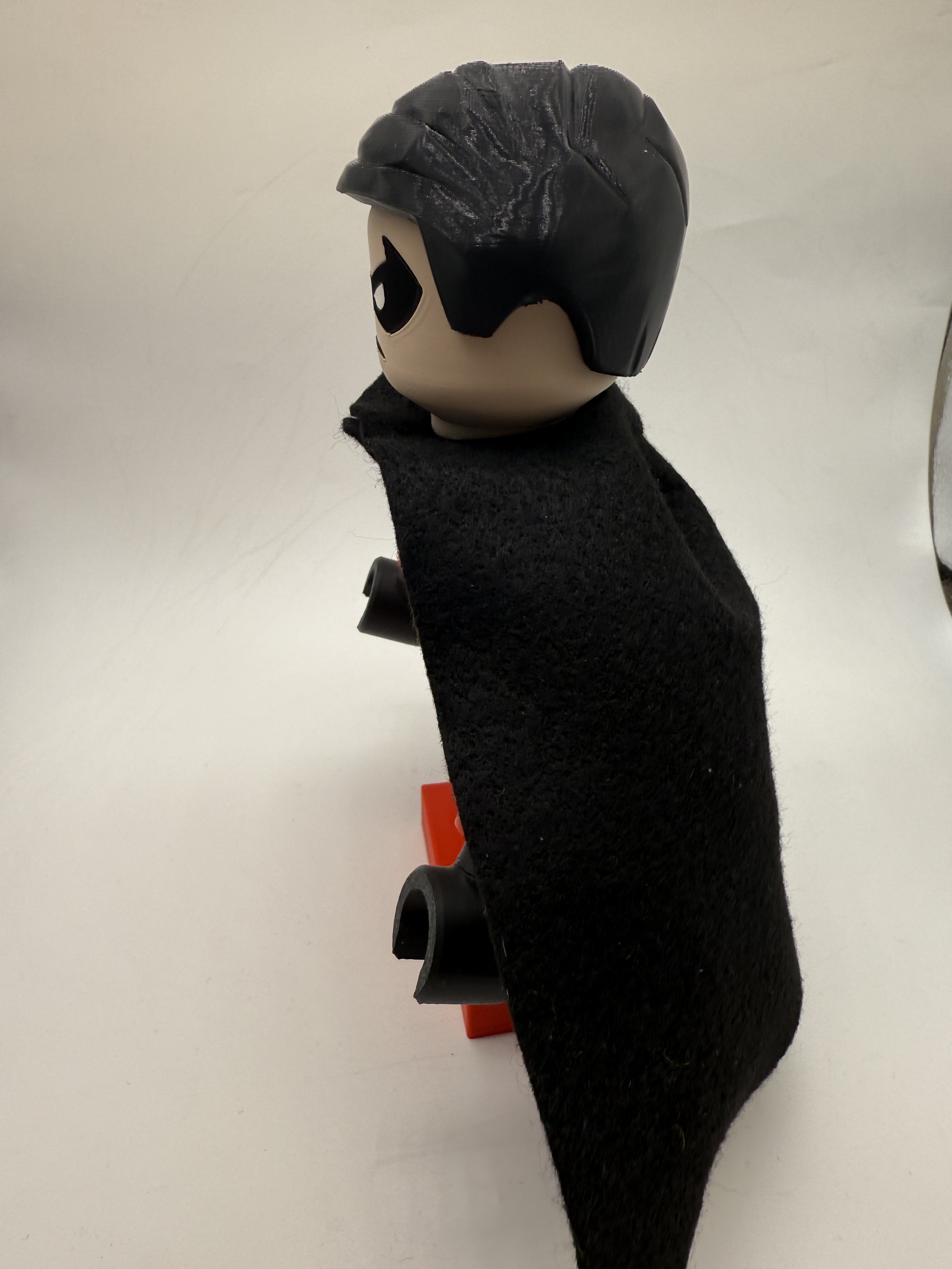 LEGO-inspired DC Robin (Red/Black) Display Figure Collectible