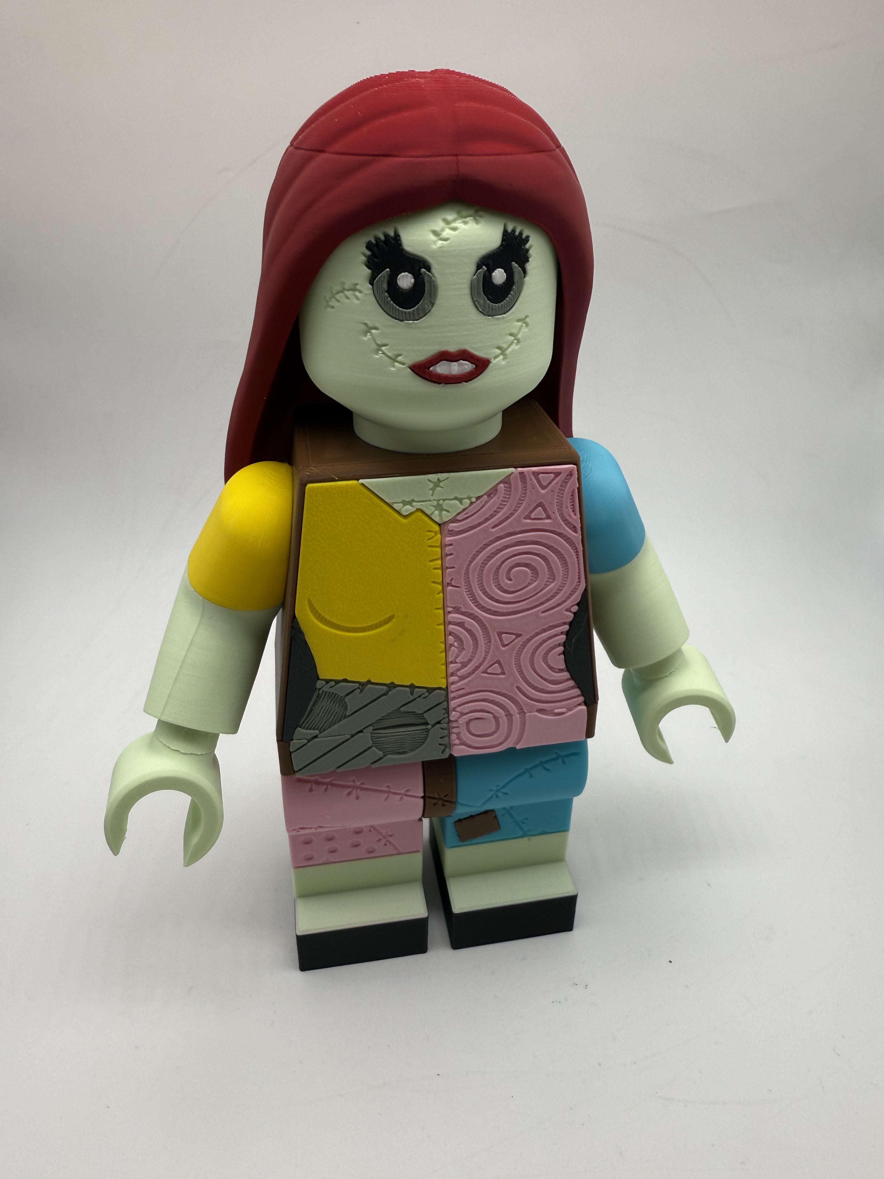 LEGO-inspired The Nightmare Before Christmas Sally Display Figure Collectible