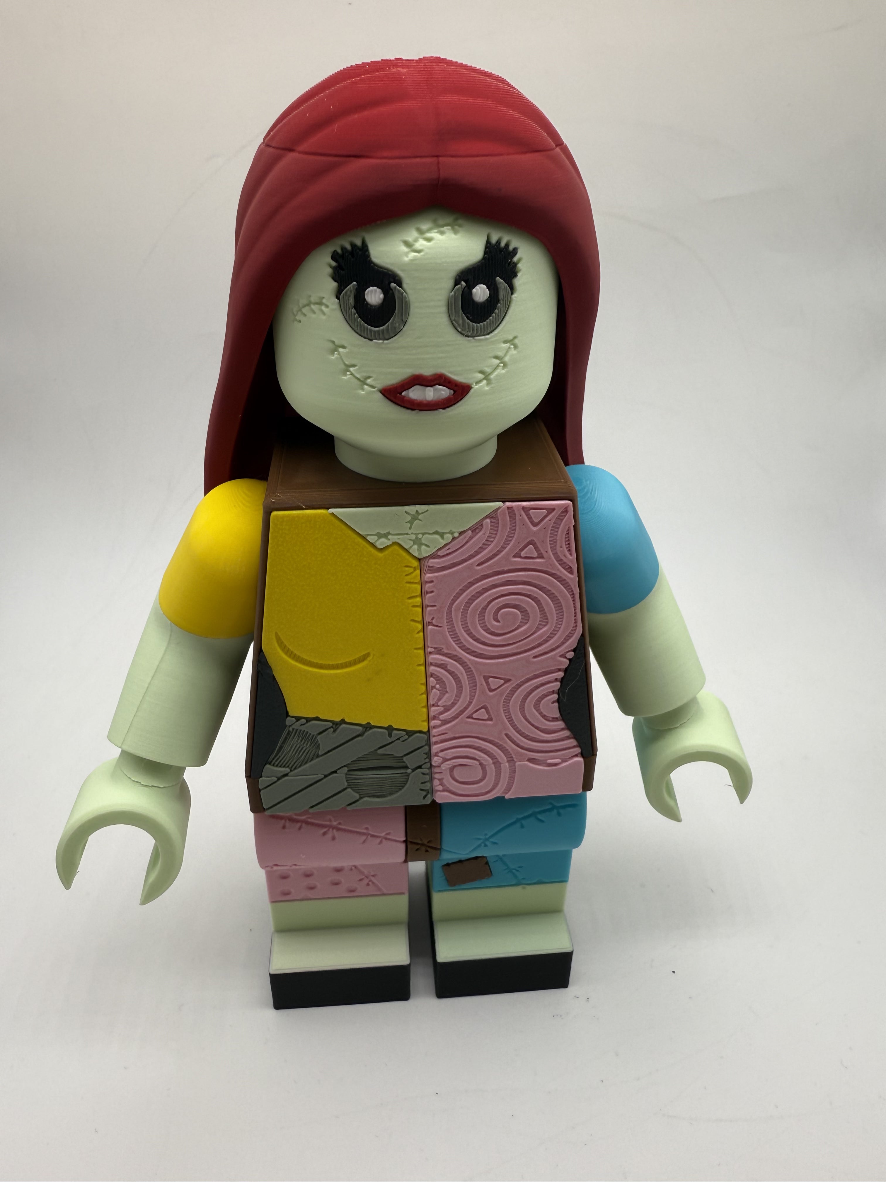 LEGO-inspired The Nightmare Before Christmas Sally Display Figure Collectible