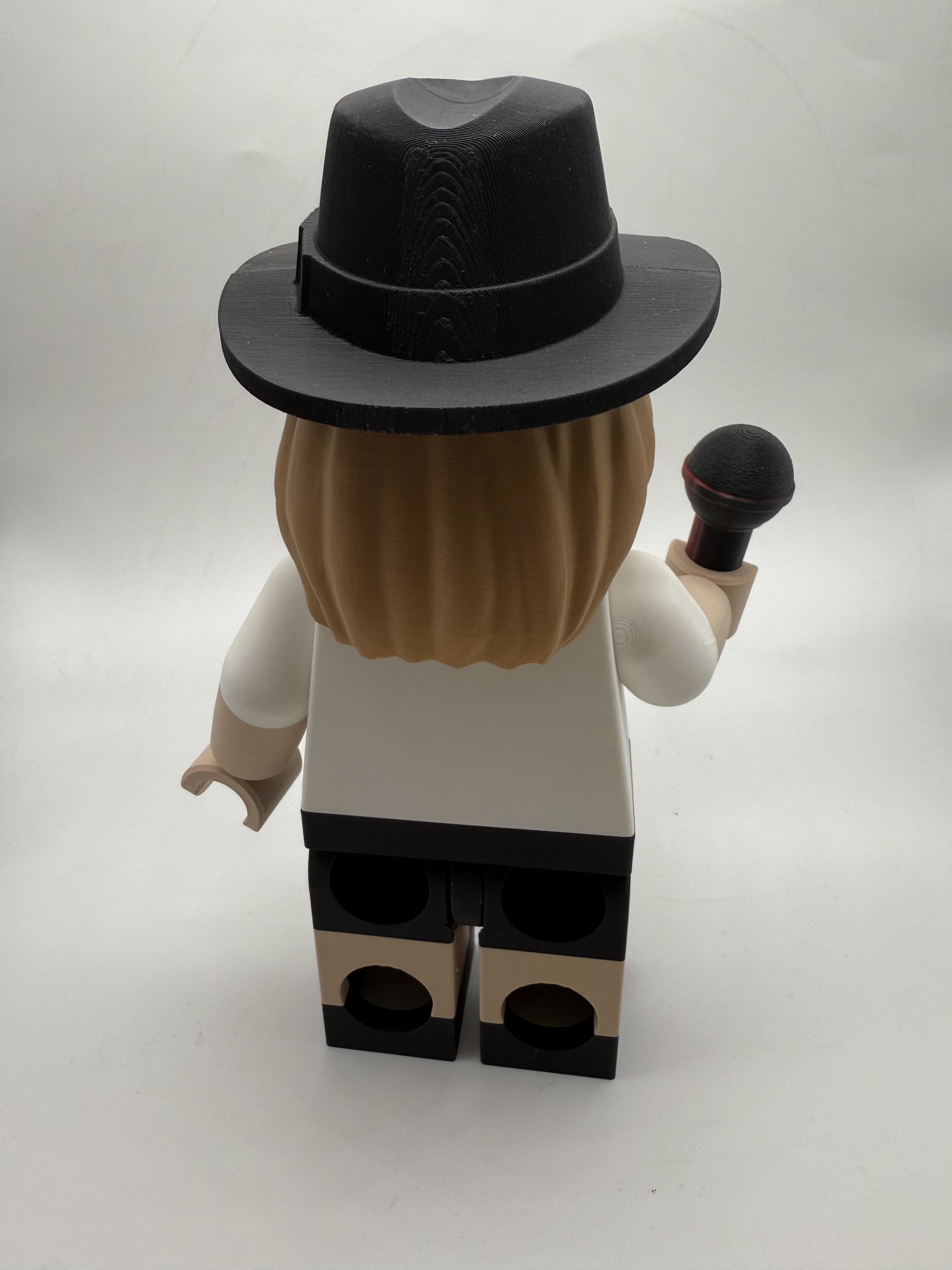 LEGO-inspired Taylor Swift - Red Eras Tour Display Figure Collectible