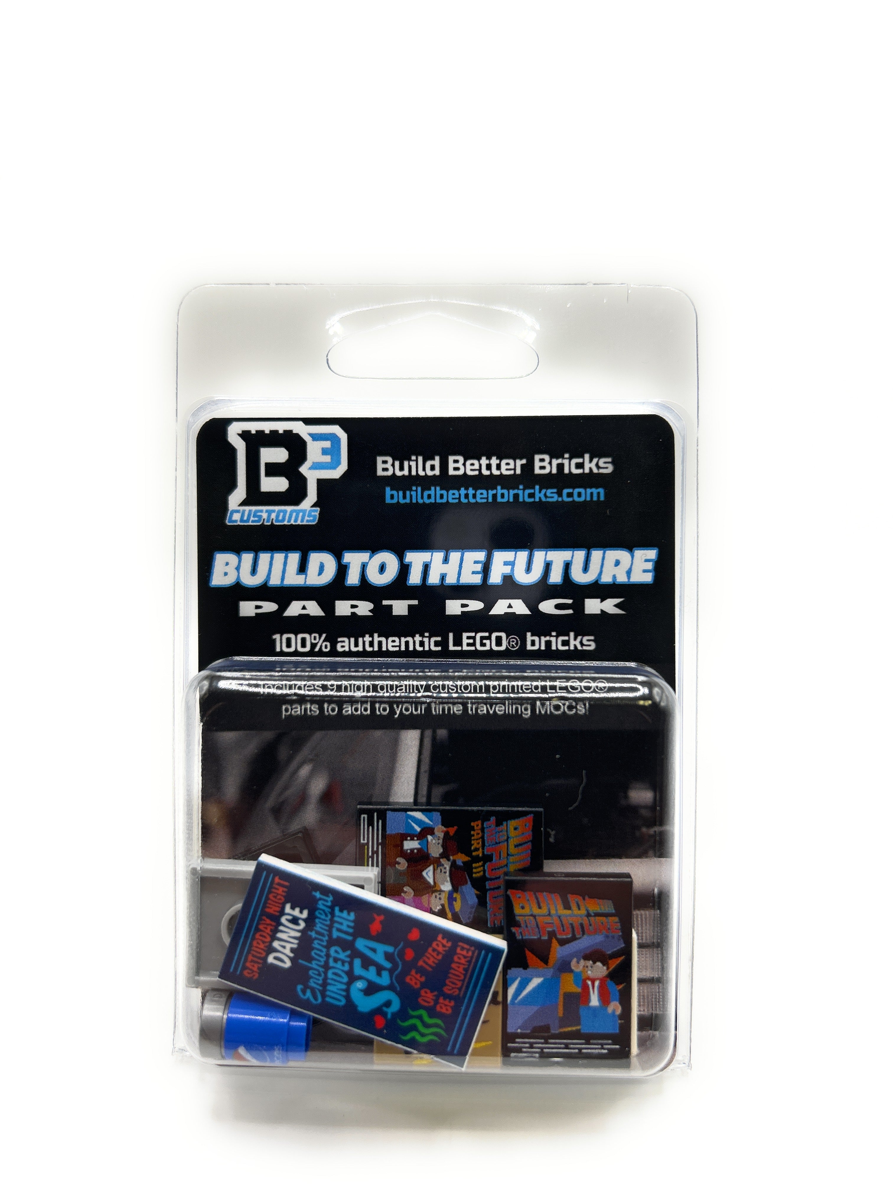 Build to the Future Pack made with LEGO parts - B3 Customs