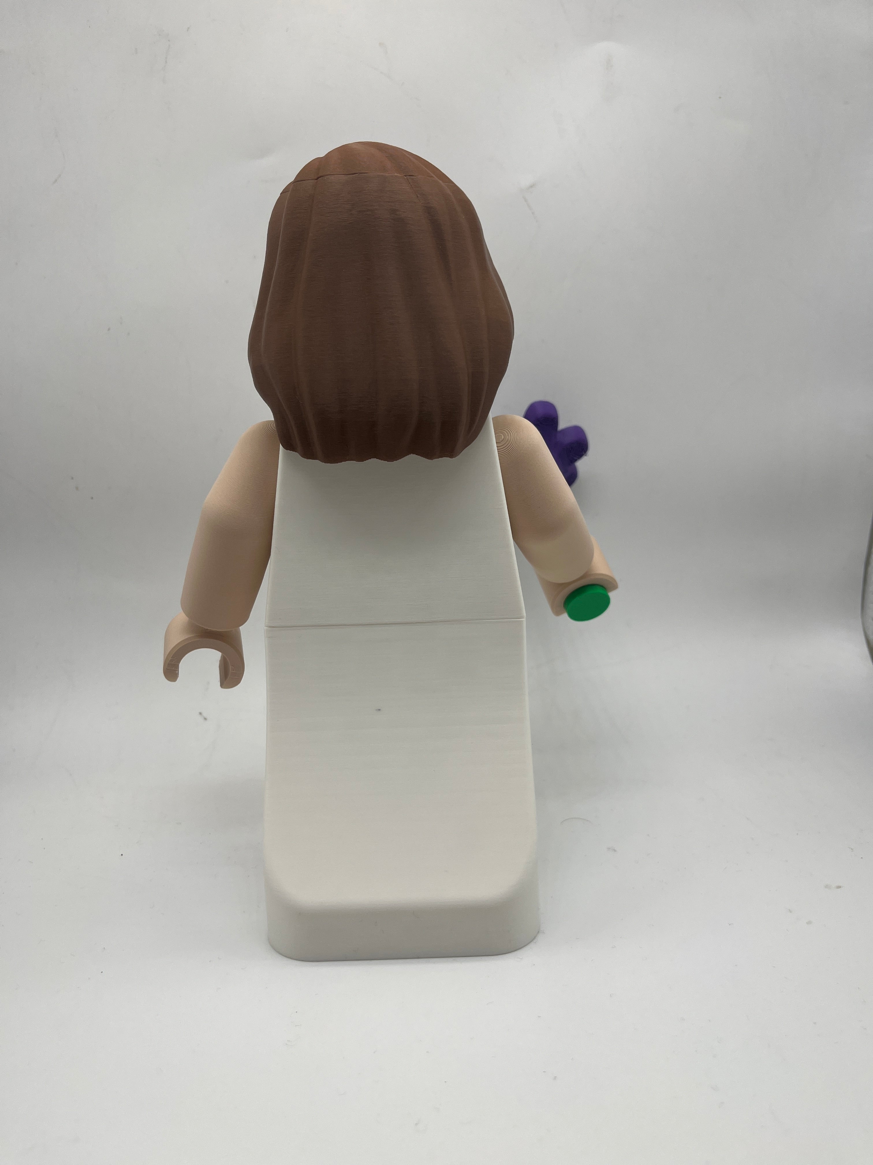 LEGO-inspired Wedding Bride Display Figure Collectible