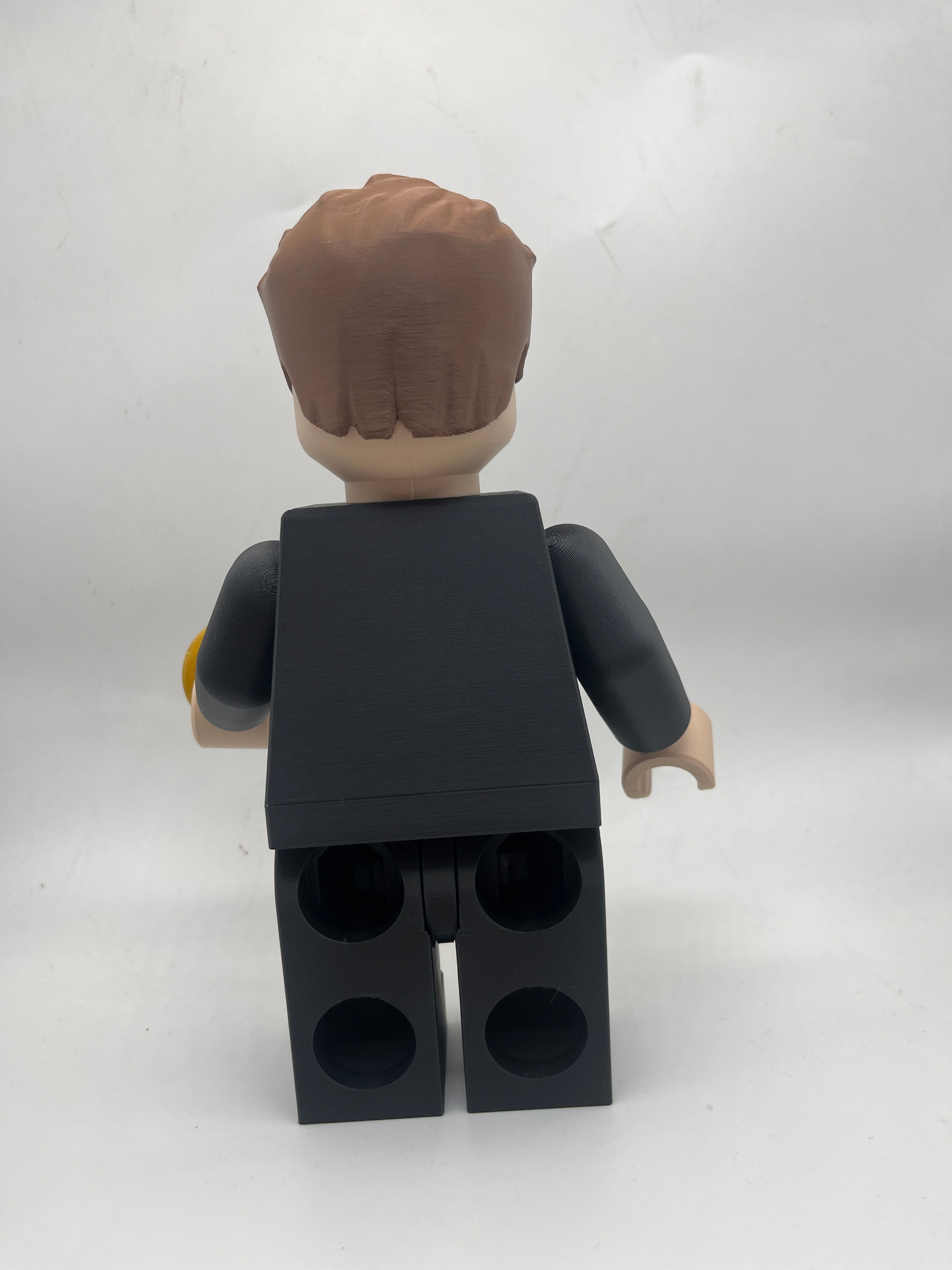 LEGO-inspired Wedding Groom Display Figure Collectible
