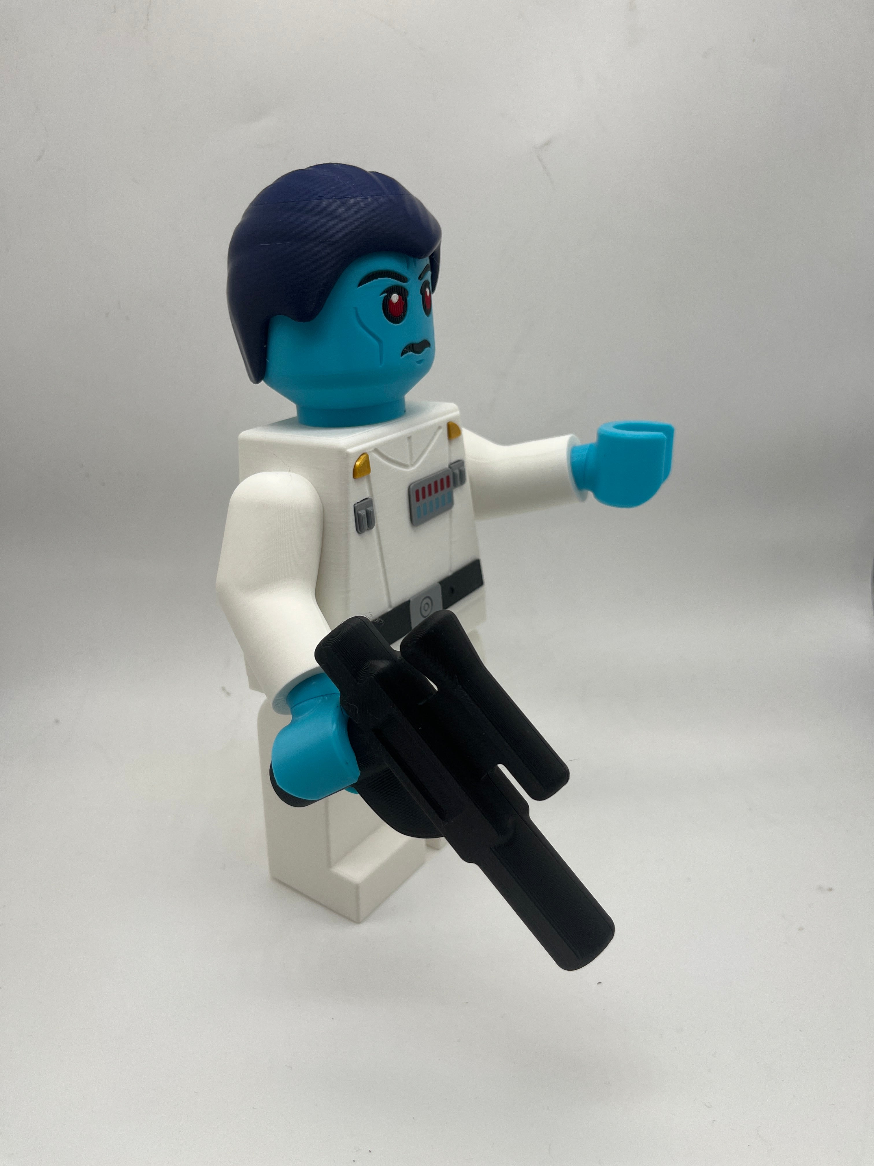 LEGO-inspired Star Wars Admiral Thrawn Display Figure Collectible