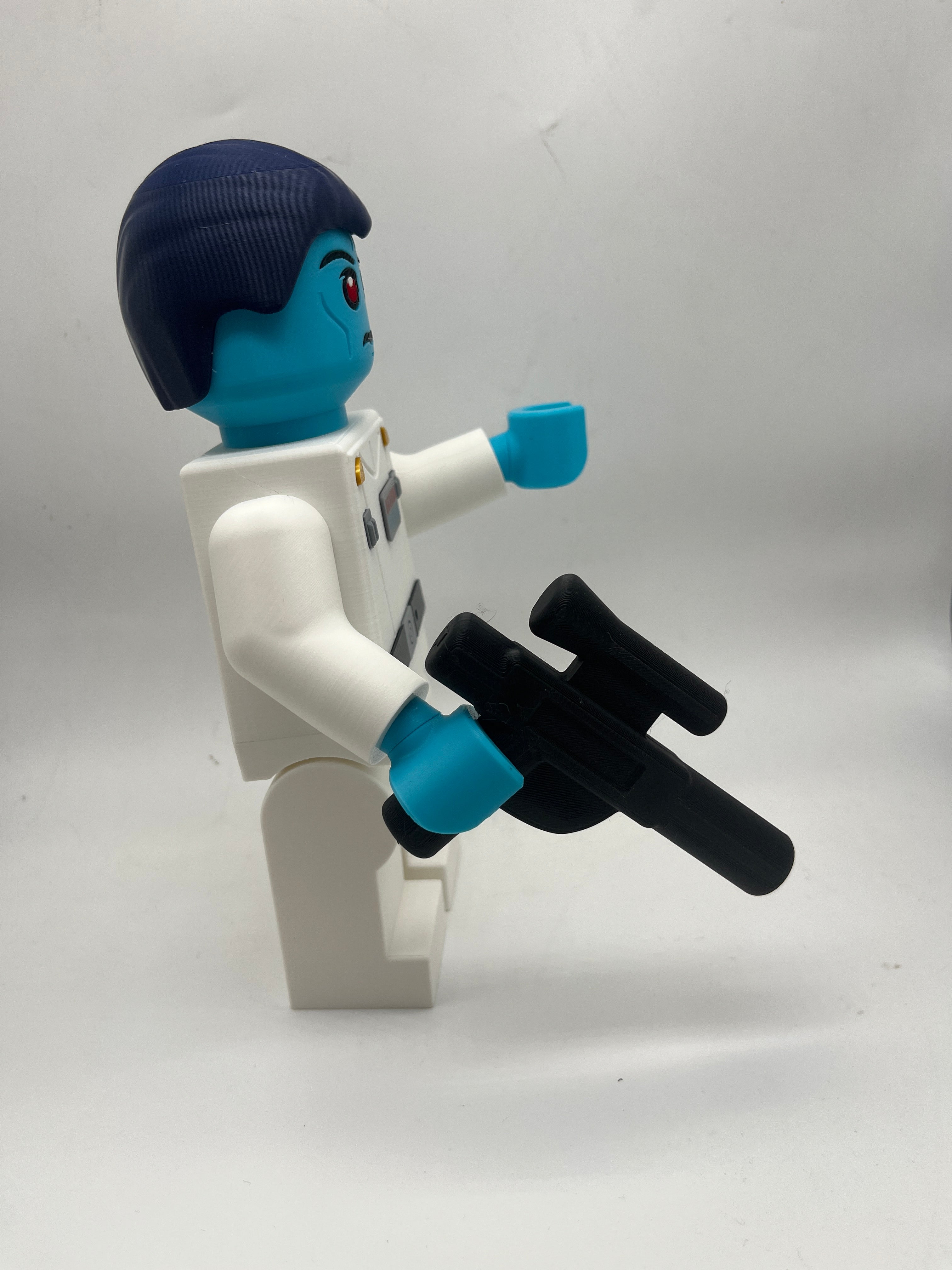 LEGO-inspired Star Wars Admiral Thrawn Display Figure Collectible