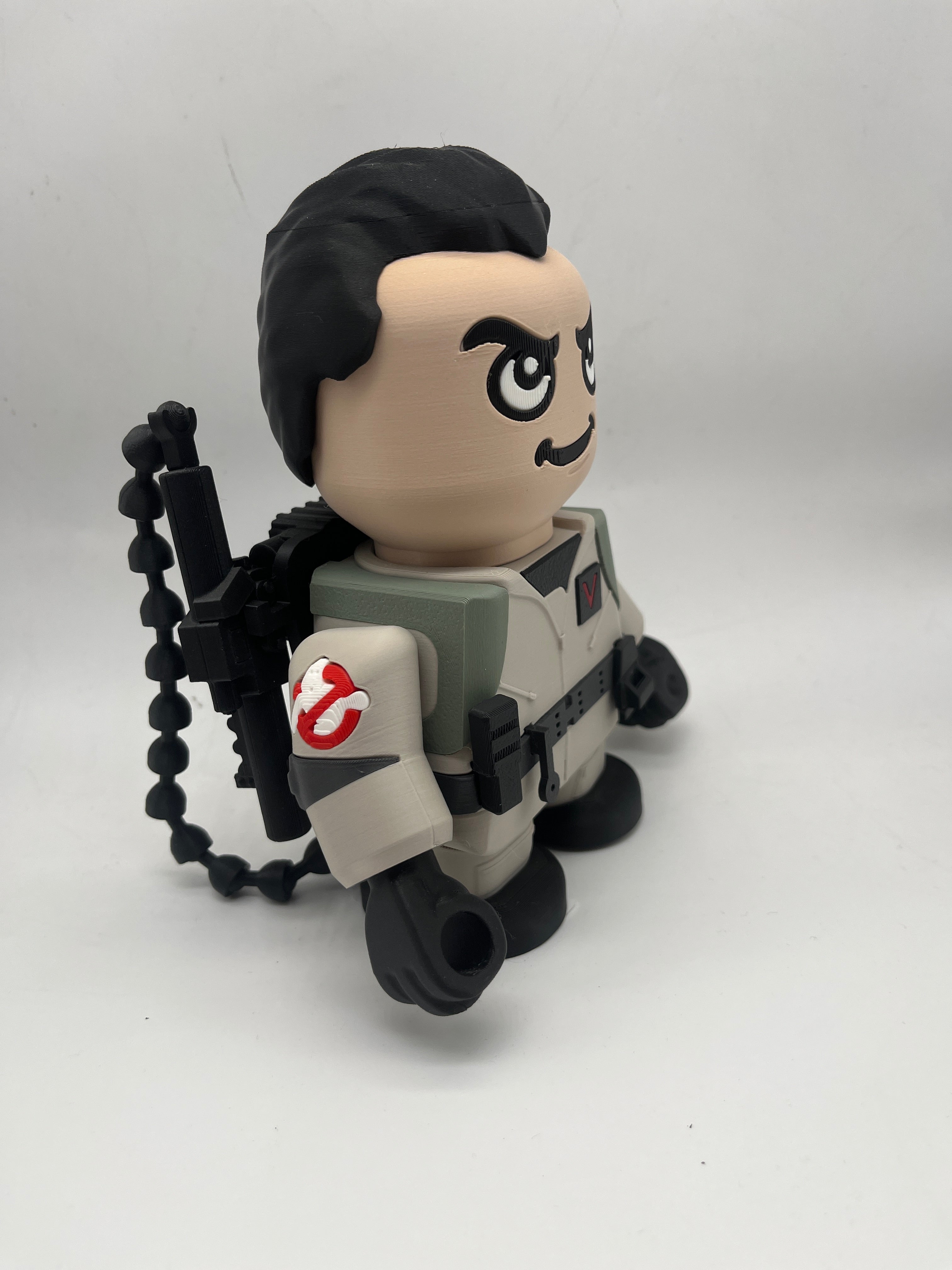 LEGO-inspired Ghostbusters Dr. Peter Venkman Medium Scale 6"- 8" Chunk Display Figure Collectible