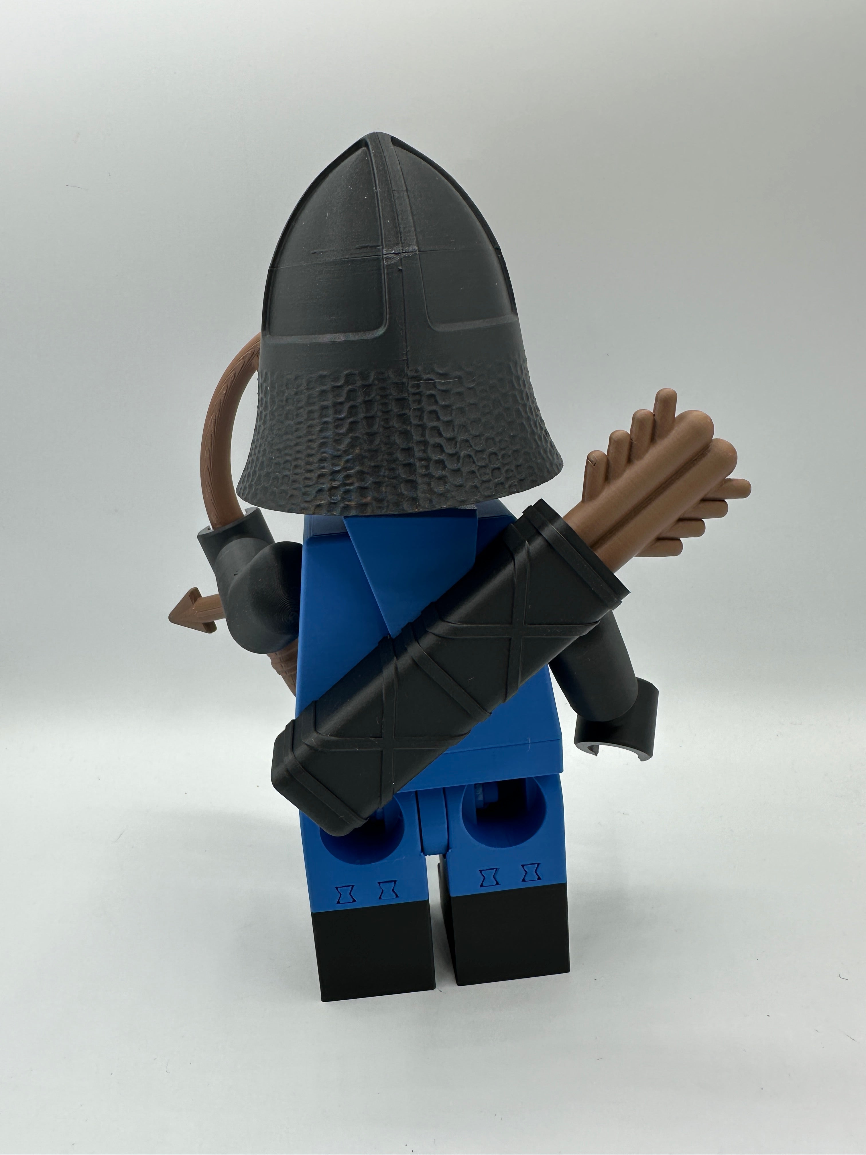 3D Printed Archer Knight Large Scale 8.5"- 9.5" Minifigure