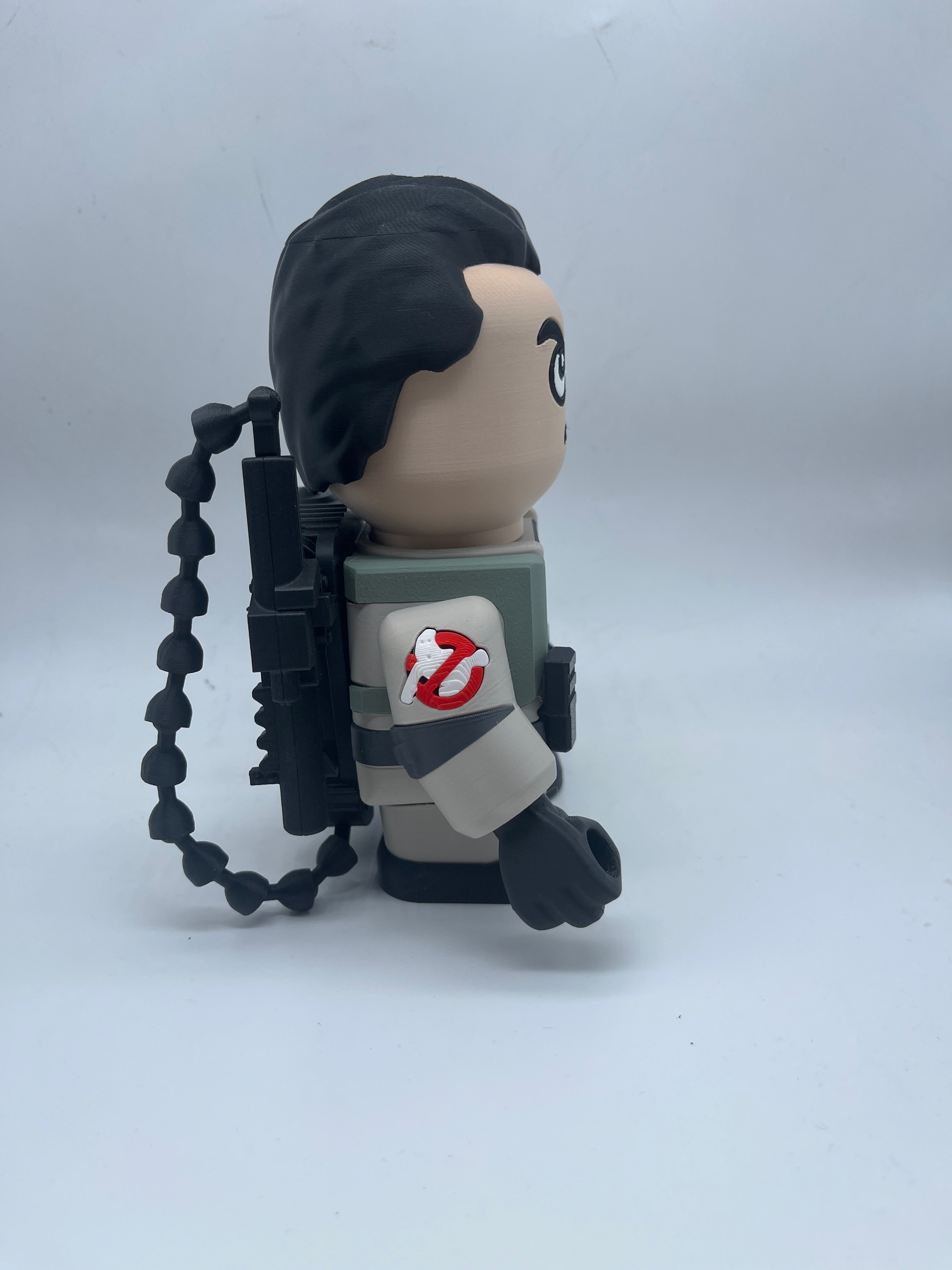 LEGO-inspired Ghostbusters Dr. Peter Venkman Medium Scale 6"- 8" Chunk Display Figure Collectible