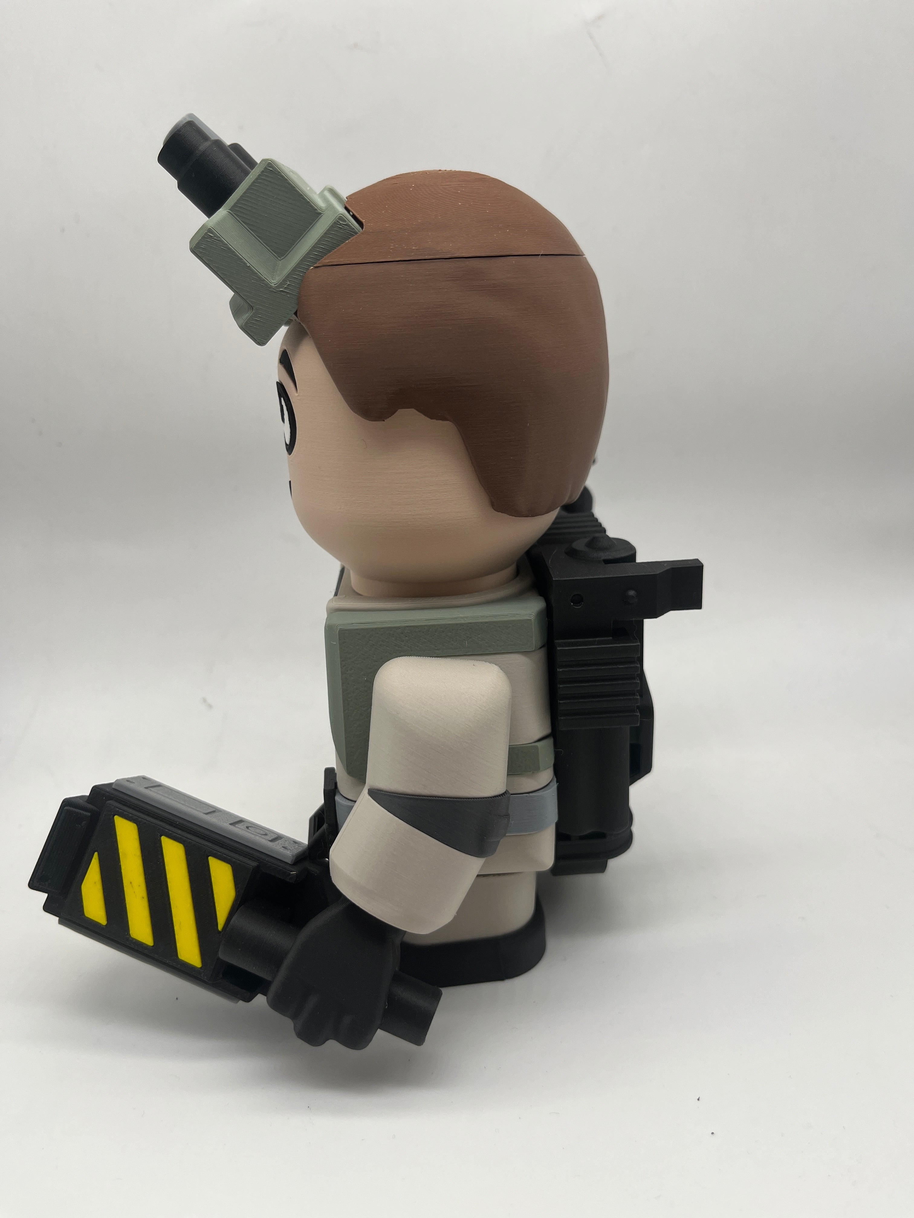 LEGO-inspired Ghostbusters Ray Stantz Medium Scale 6"- 8" Chunk Display Figure Collectible
