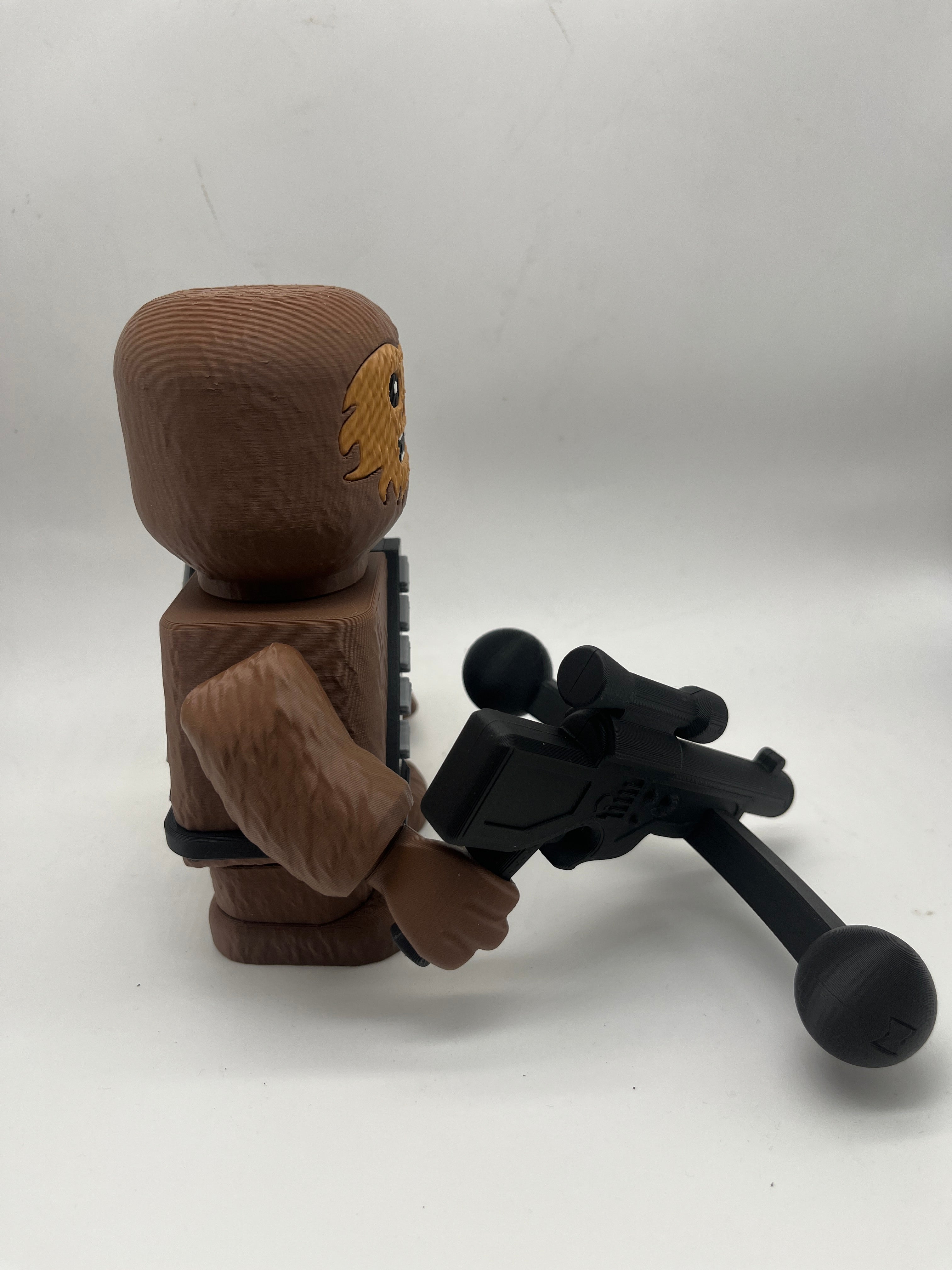 LEGO-inspired Star Wars Chewbacca Medium Scale 6"- 8" Chunk Display Figure Collectible