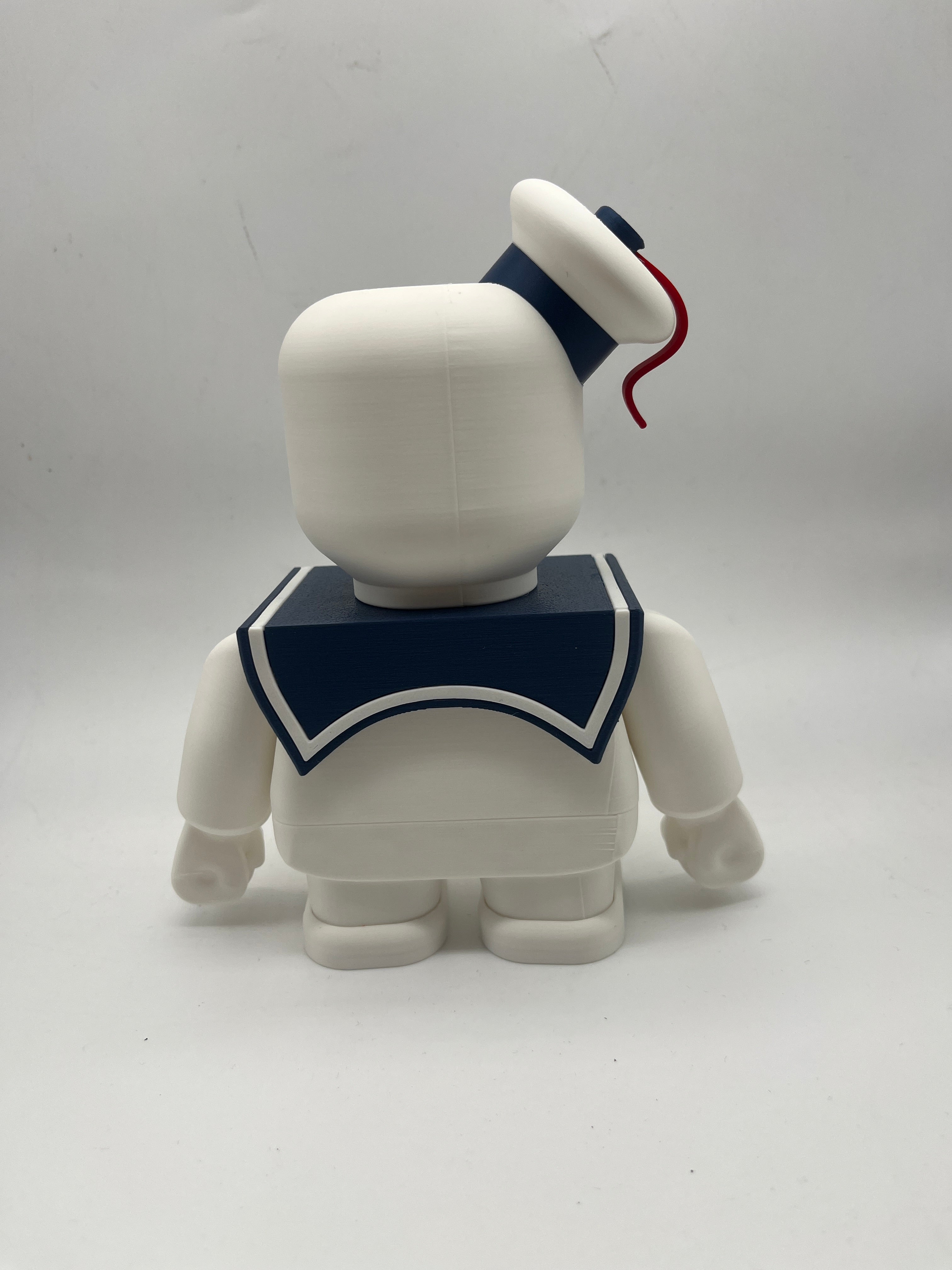 LEGO-inspired Ghostbusters Stay Puft Marshmallow Man Medium Scale 6"- 8" Chunk Display Figure Collectible