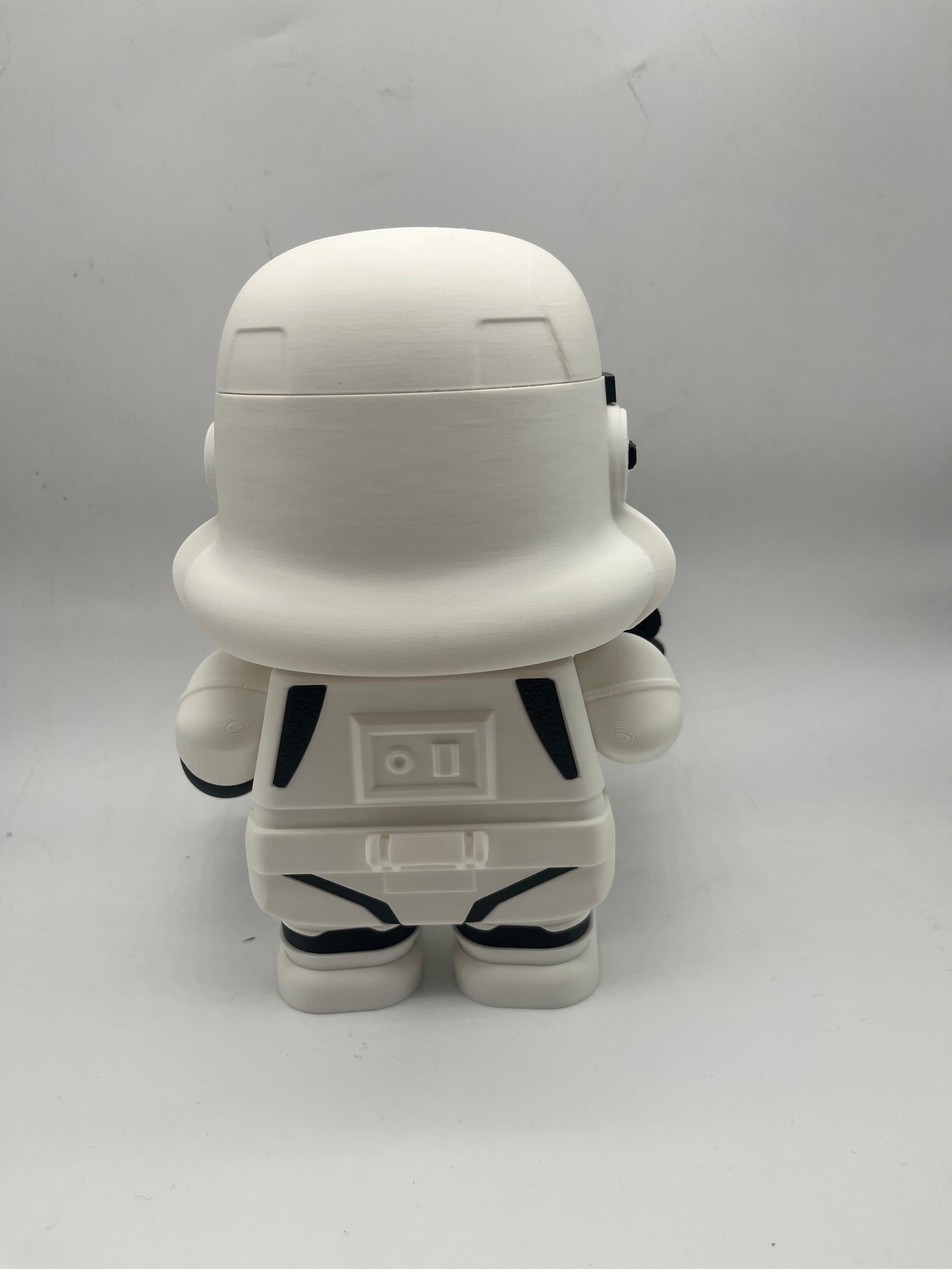 LEGO-inspired Star Wars Stormtrooper Medium Scale 6"- 8" Chunk Display Figure Collectible