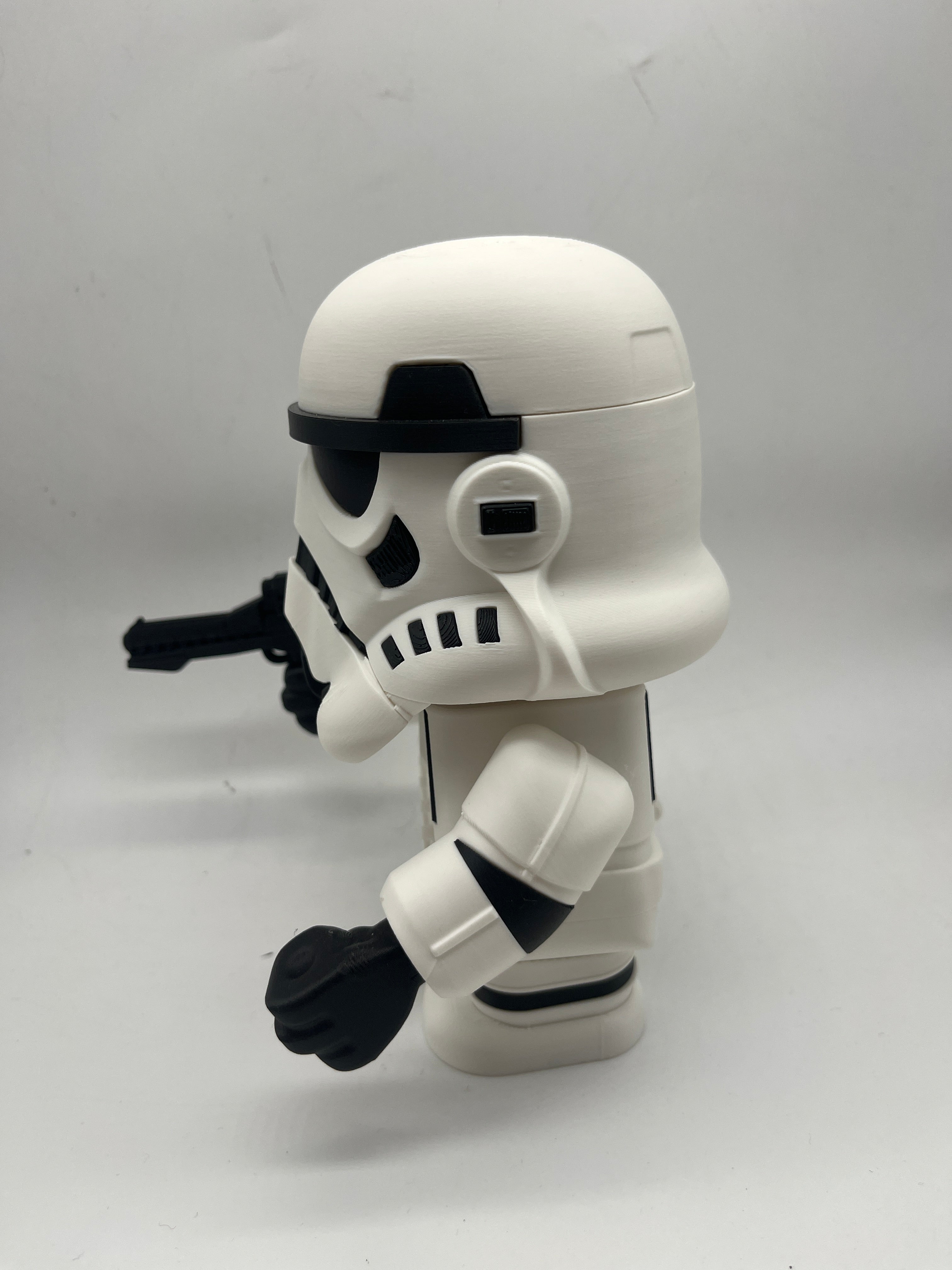 LEGO-inspired Star Wars Stormtrooper Medium Scale 6"- 8" Chunk Display Figure Collectible
