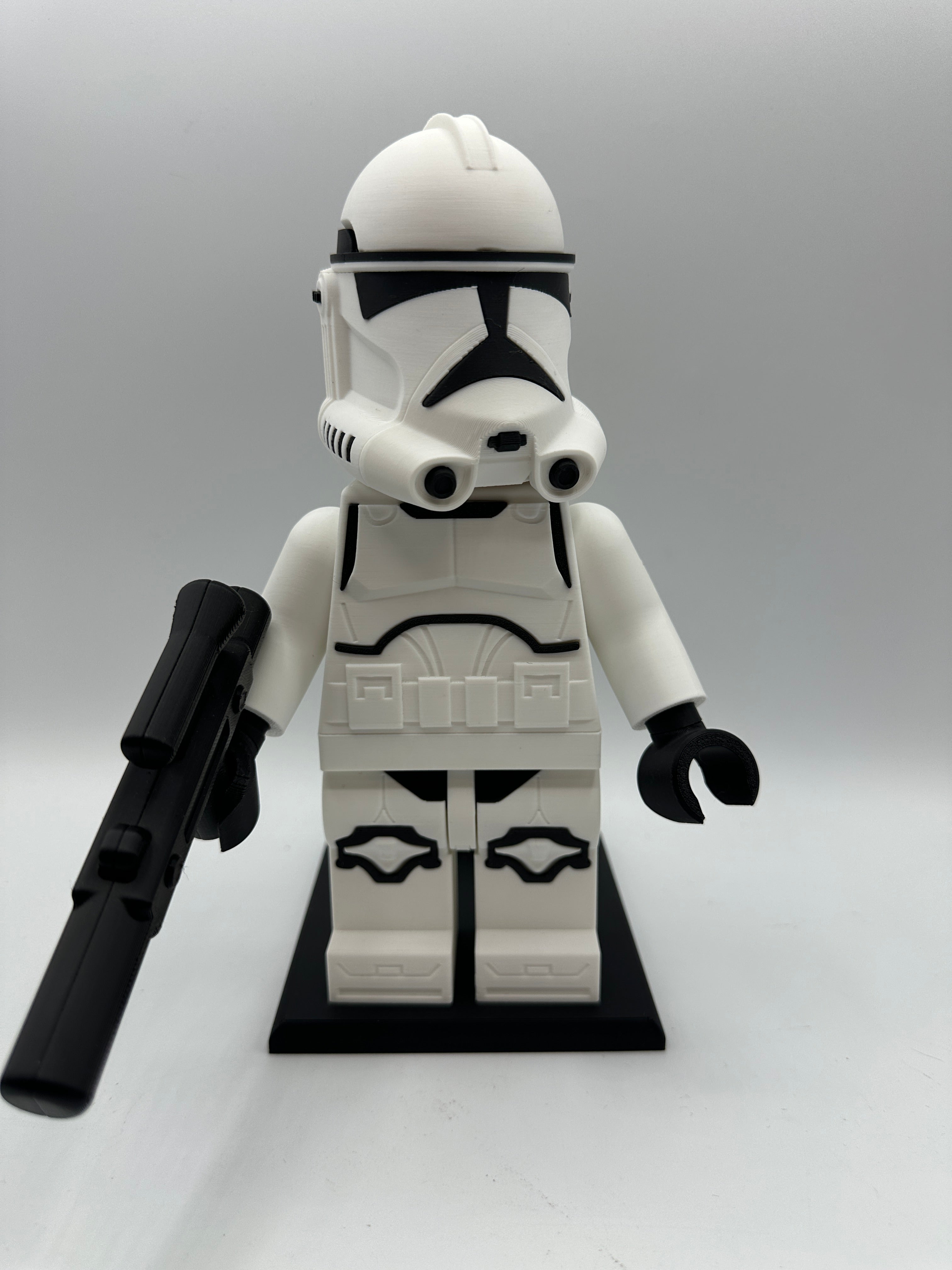 LEGO-inspired Large Scale Wall Mount Display Stand Display Figure Collectible