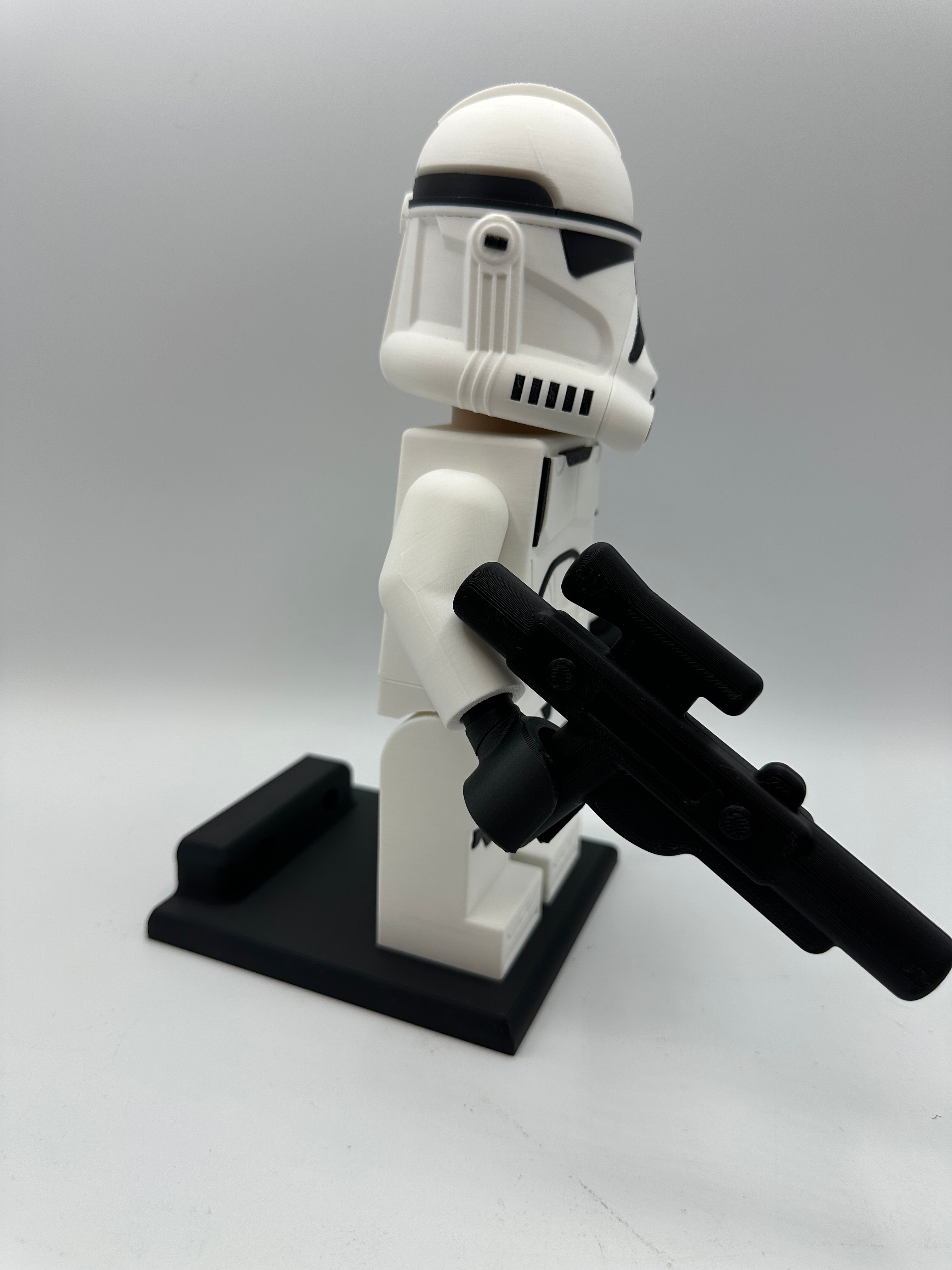 LEGO-inspired Large Scale Wall Mount Display Stand Display Figure Collectible