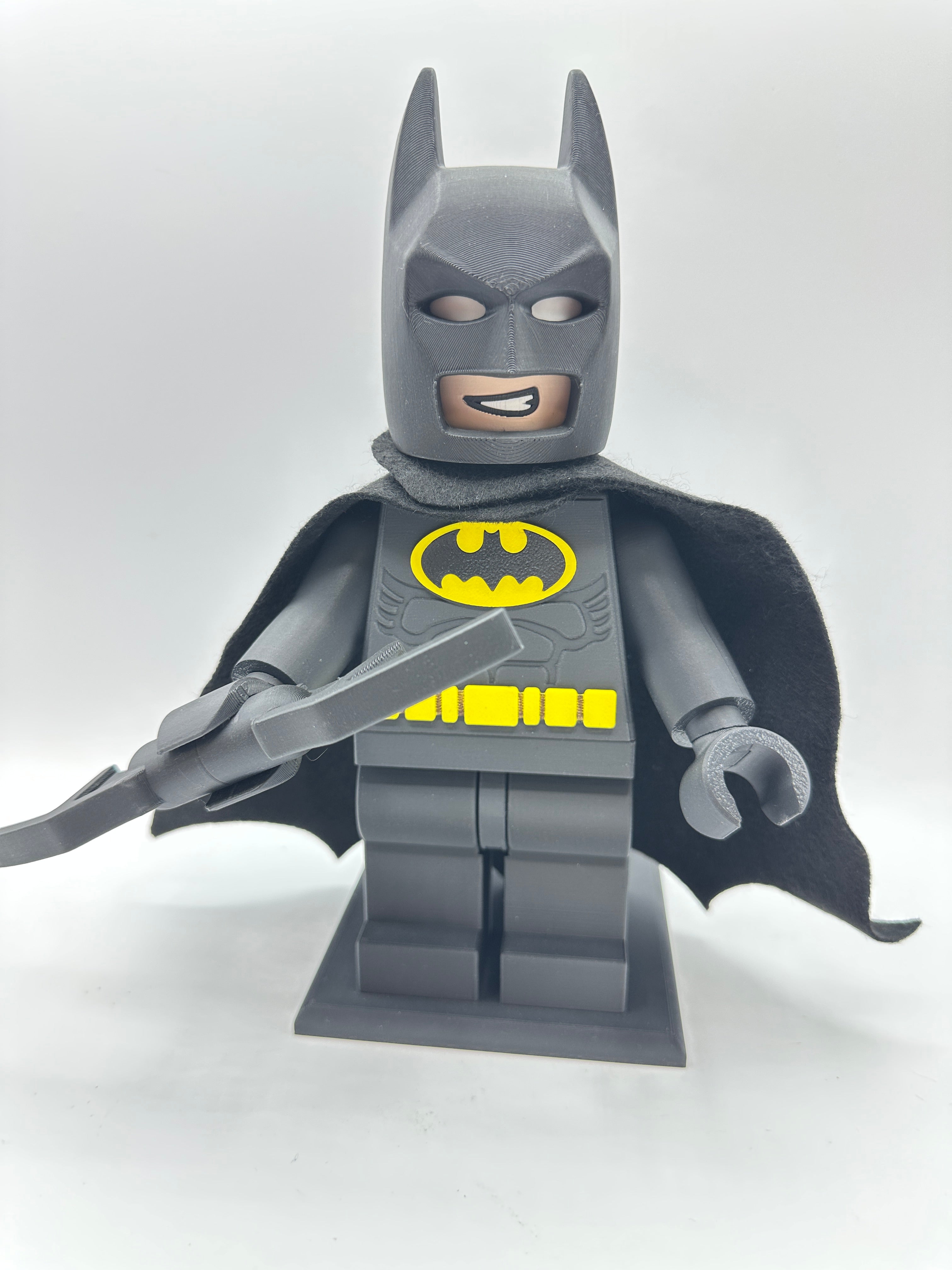 LEGO-inspired Large Scale Wall Mount Display Stand Display Figure Collectible