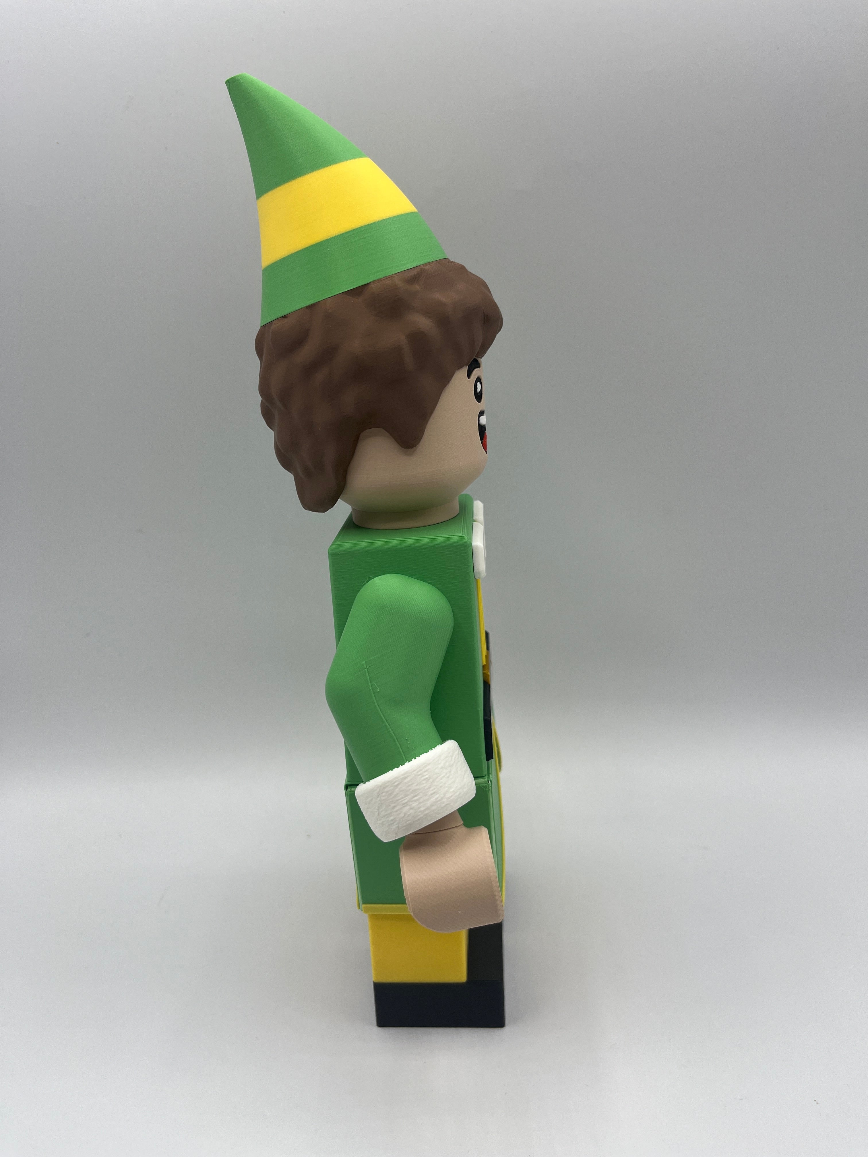 LEGO-inspired Buddy the Elf Display Figure Collectible