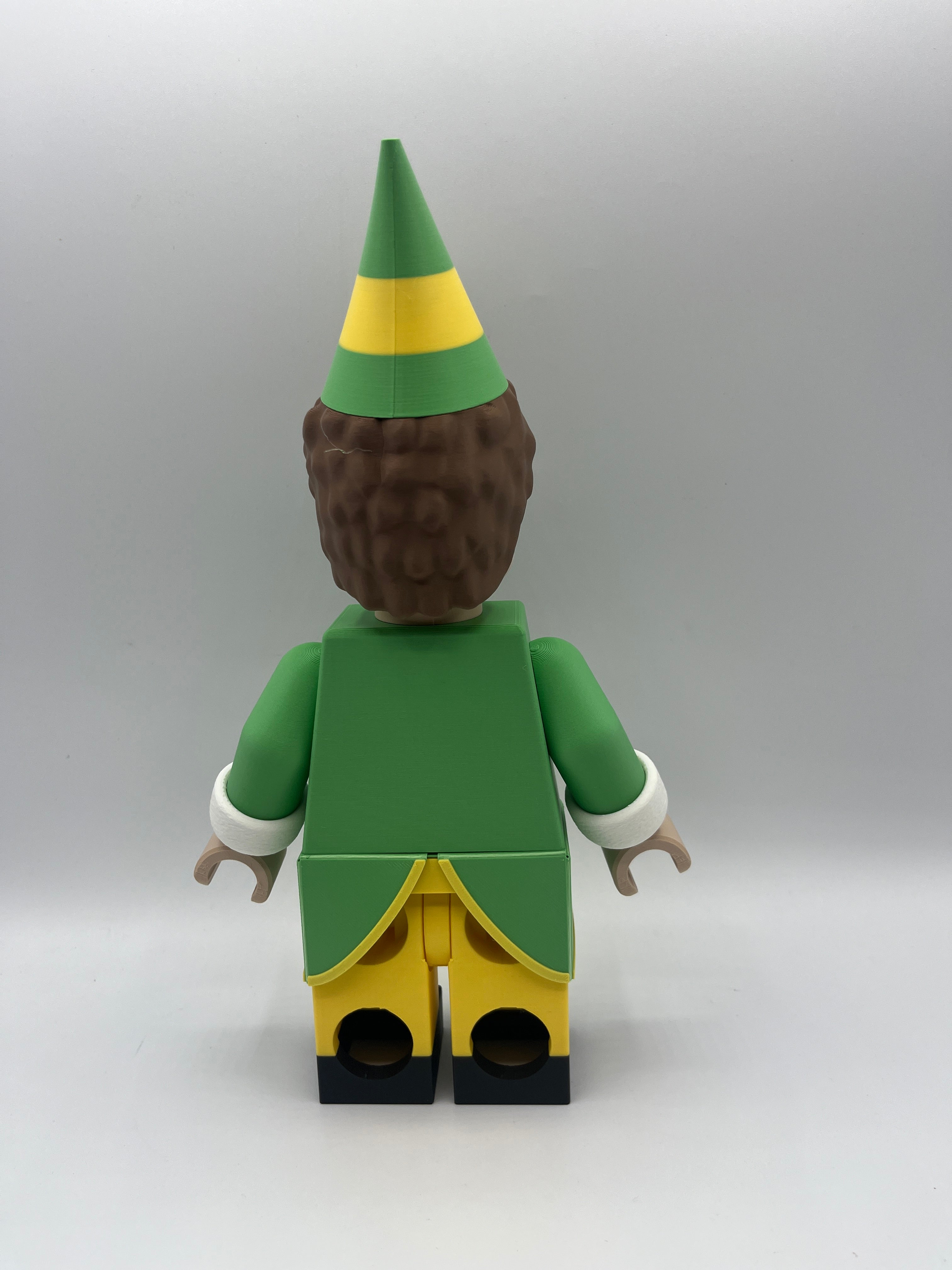LEGO-inspired Buddy the Elf Display Figure Collectible
