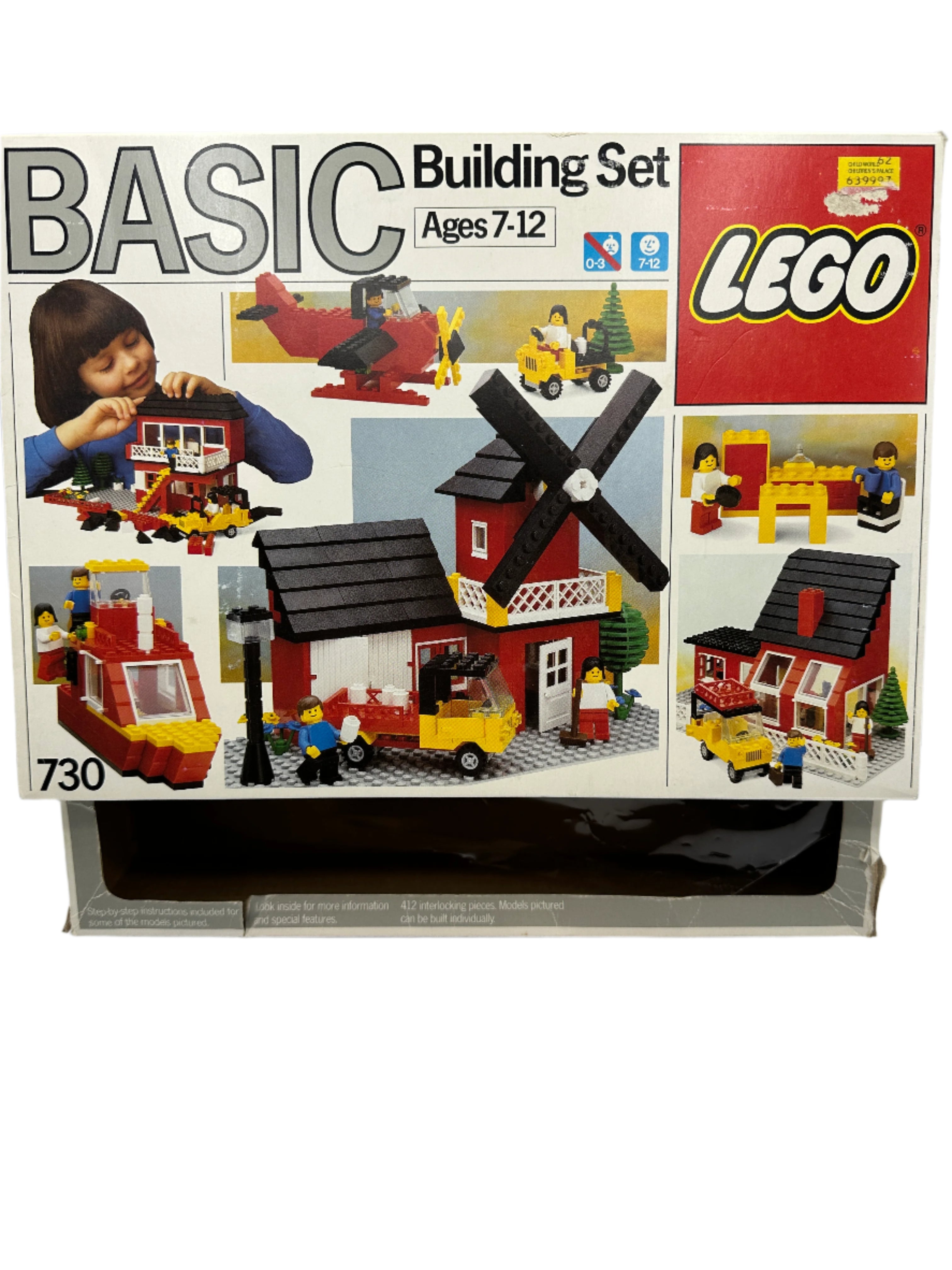 Instructions Lego System Basic Original Box) For Set 730 Basic