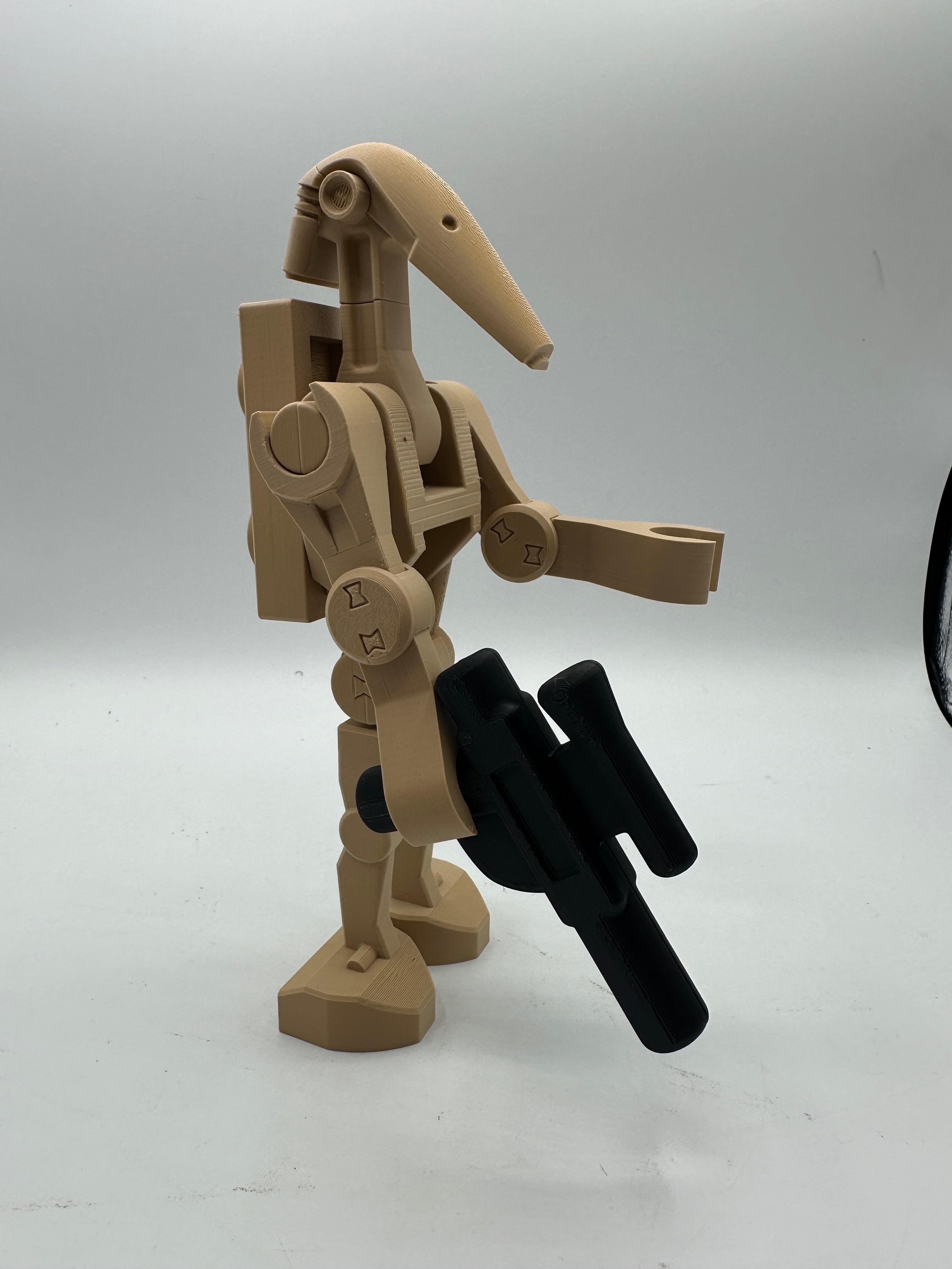 3D Printed Star Wars B1 Battle Droid Large Scale 8.5"- 9.5" Minifigure