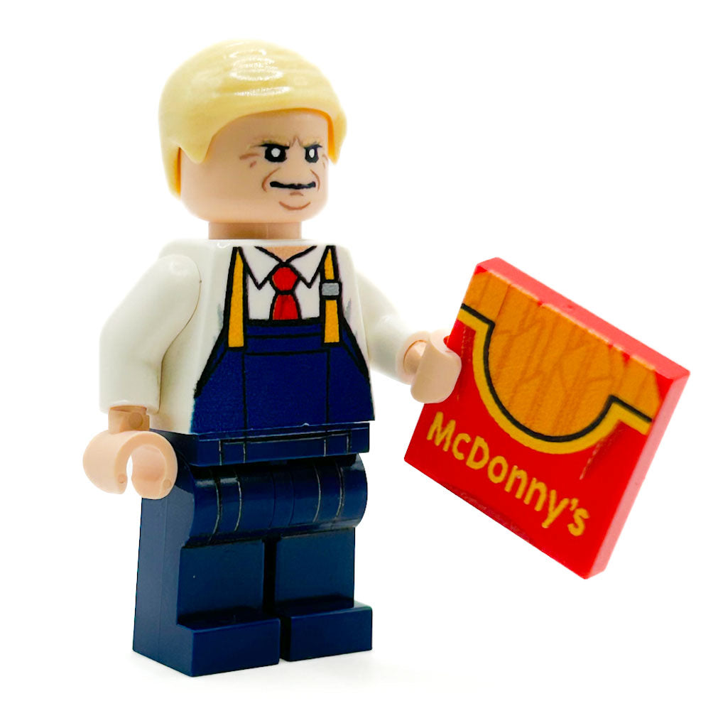 Fast Food President Trump Minifig - B3 Customs